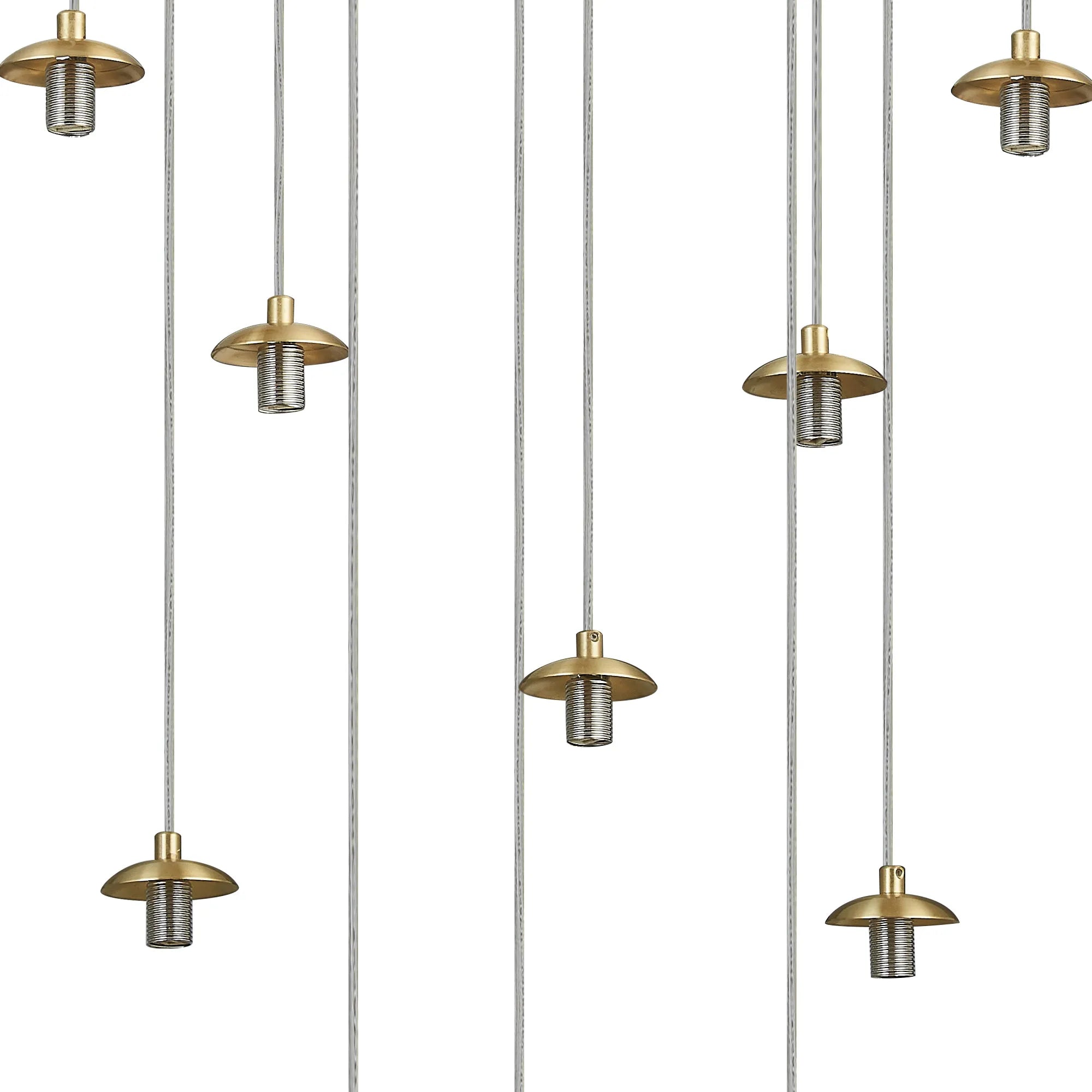 Deacon 50cm Round Pendant (Frame Only) 1 Single Light - Satin Gold
