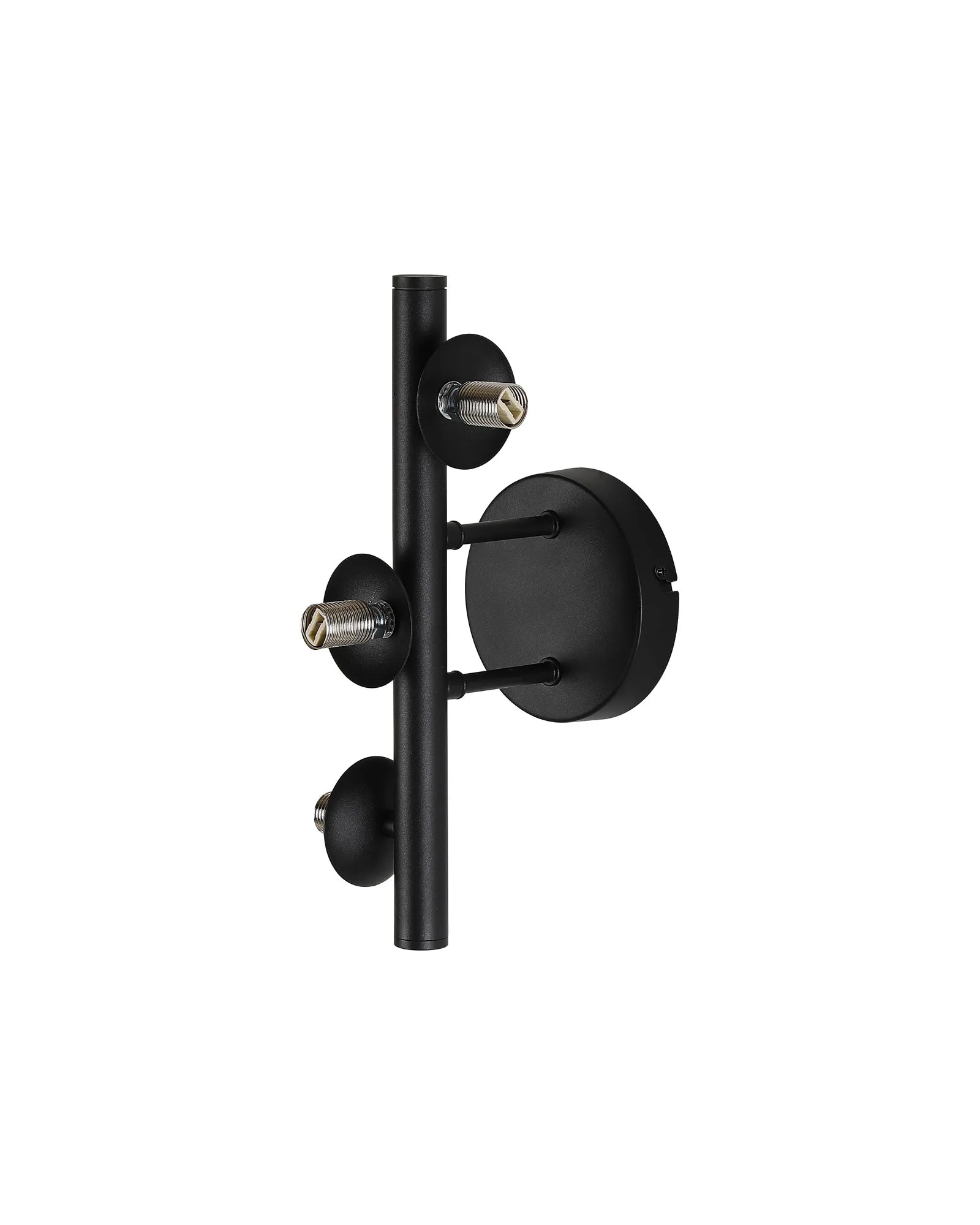 Deacon Wall Lamp (Frame Only) 3 Light - Satin Black