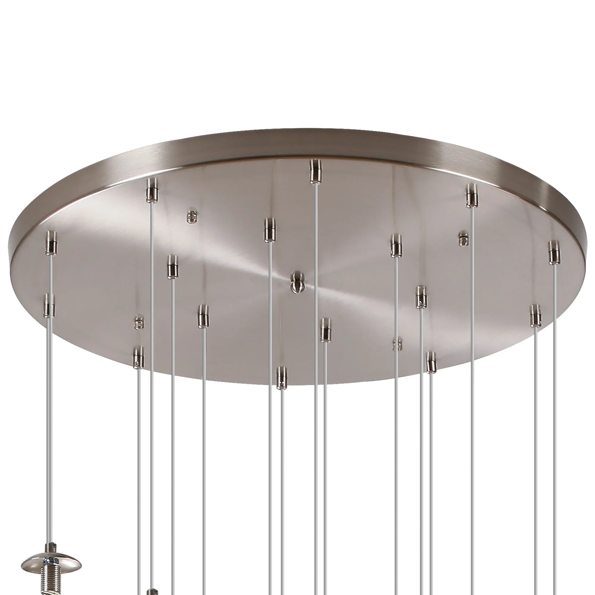Deacon Pendant (Frame Only) 16 Light - Satin Nickel