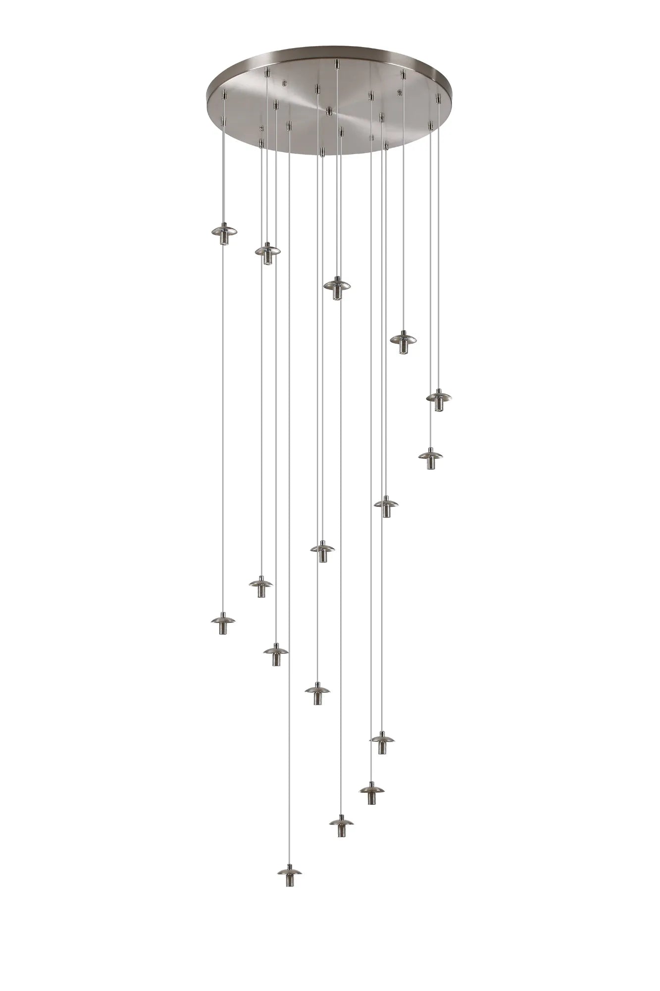 Deacon Pendant (Frame Only) 16 Light - Satin Nickel