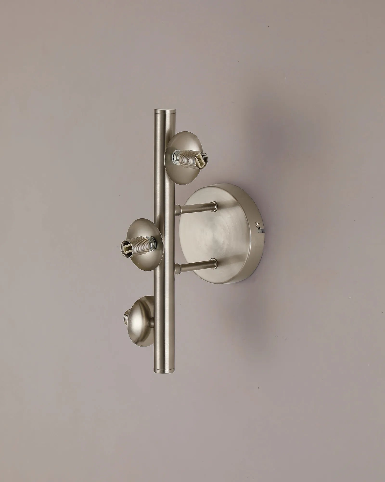 Deacon Wall Lamp (Frame Only) 3 Light - Satin Nickel