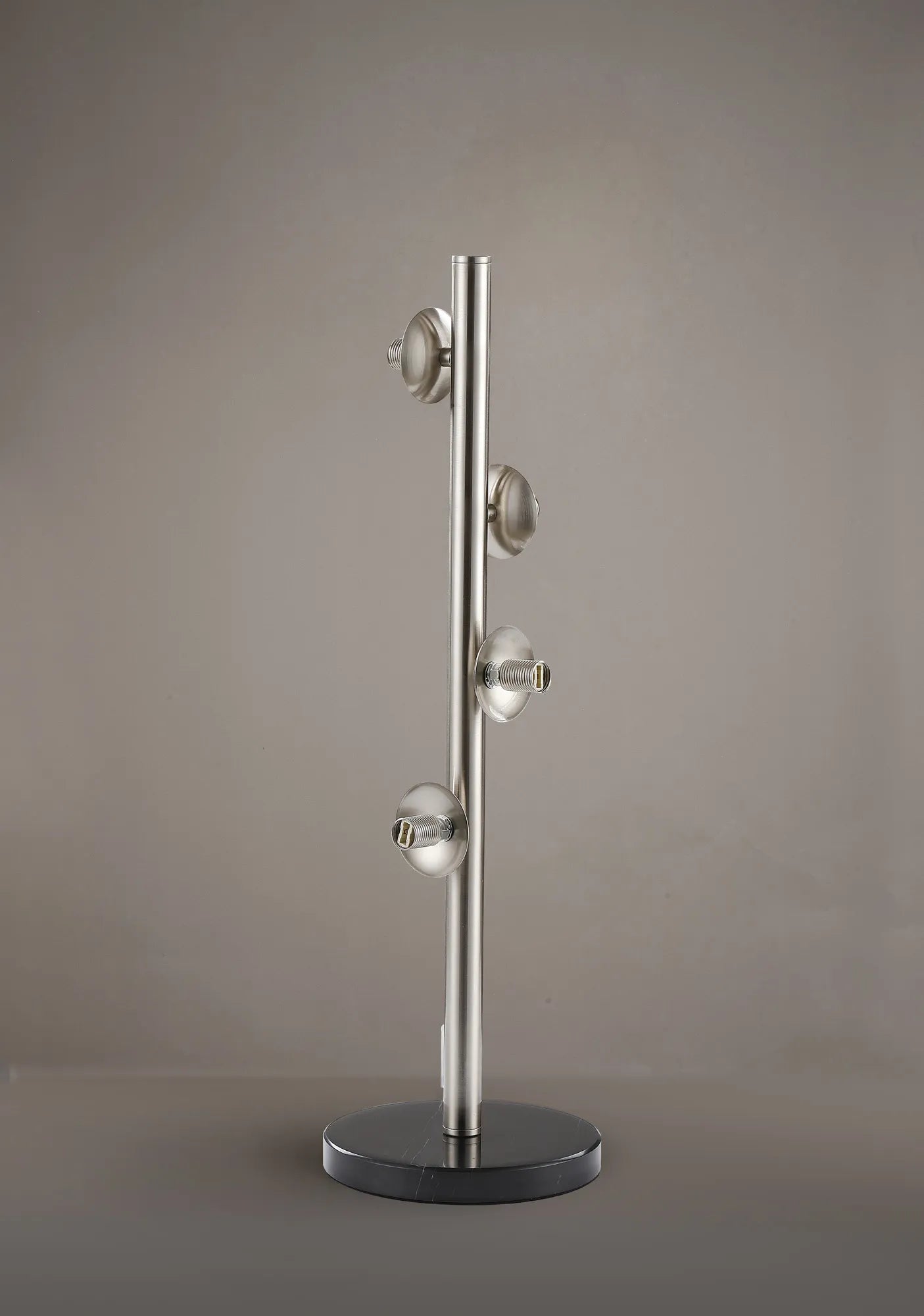 Deacon Table Lamp Without Shade 4 Light - Satin Nickel