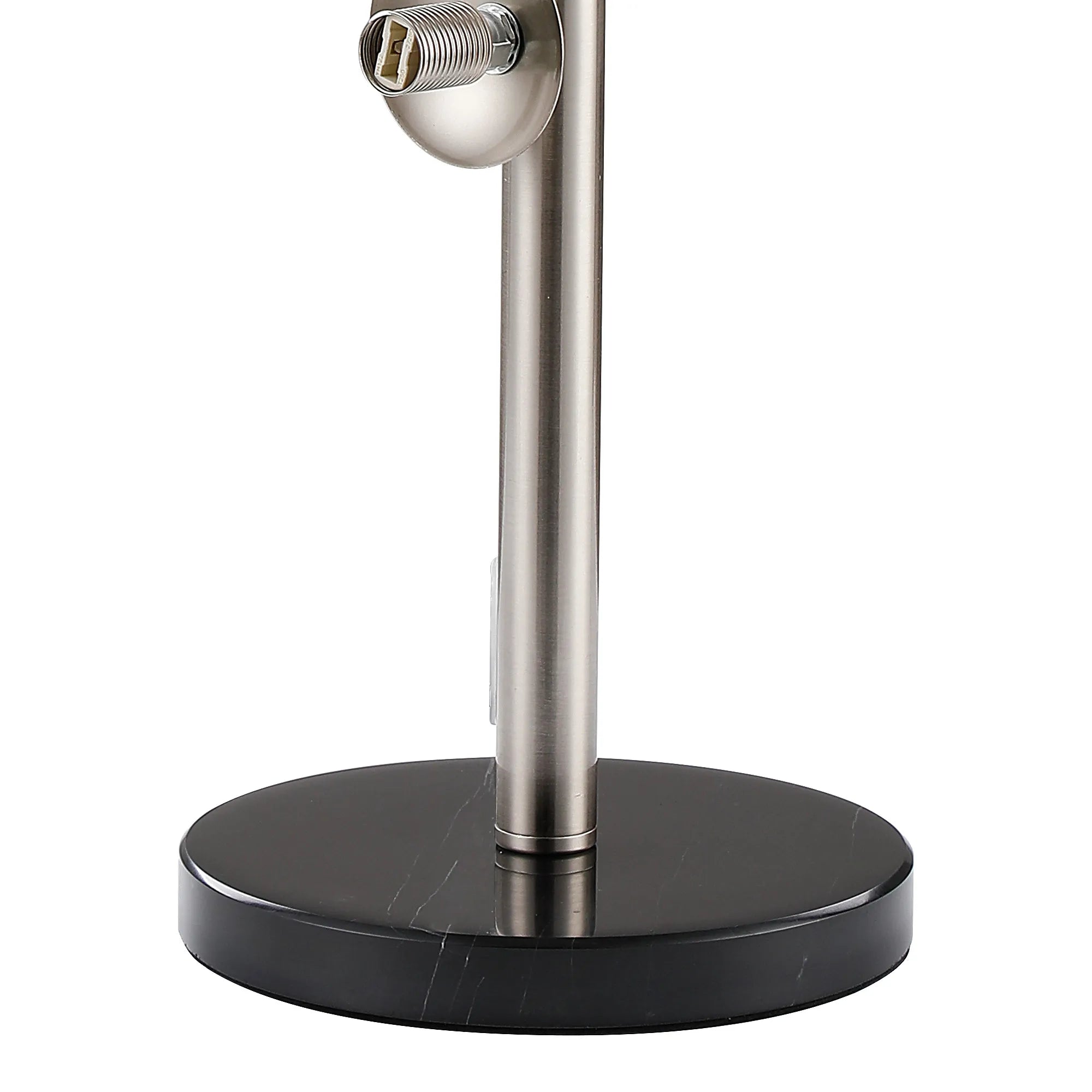 Deacon Table Lamp Without Shade 4 Light - Satin Nickel