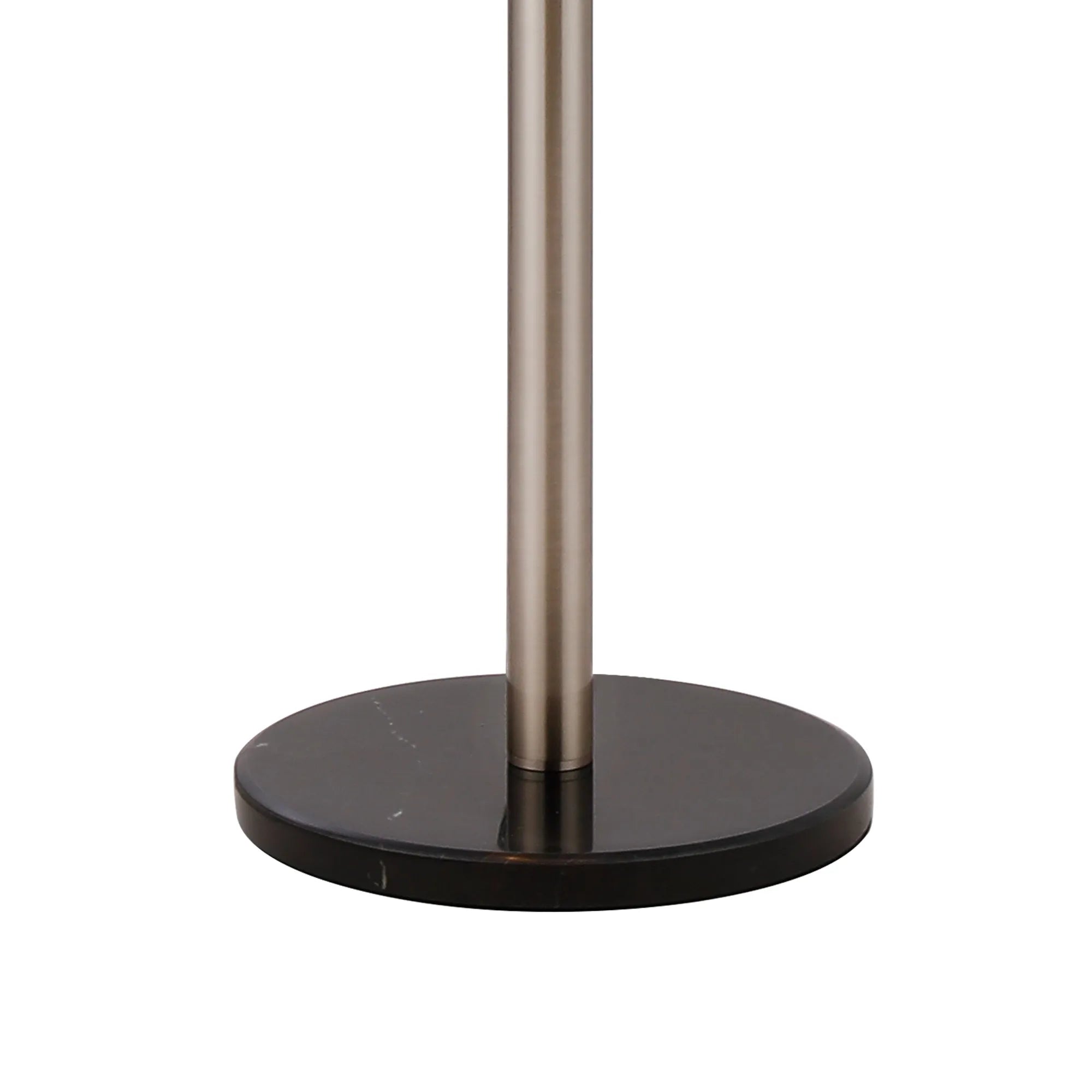 Deacon Floor Lamp Without Shade 1 Single Light - Satin Nickel