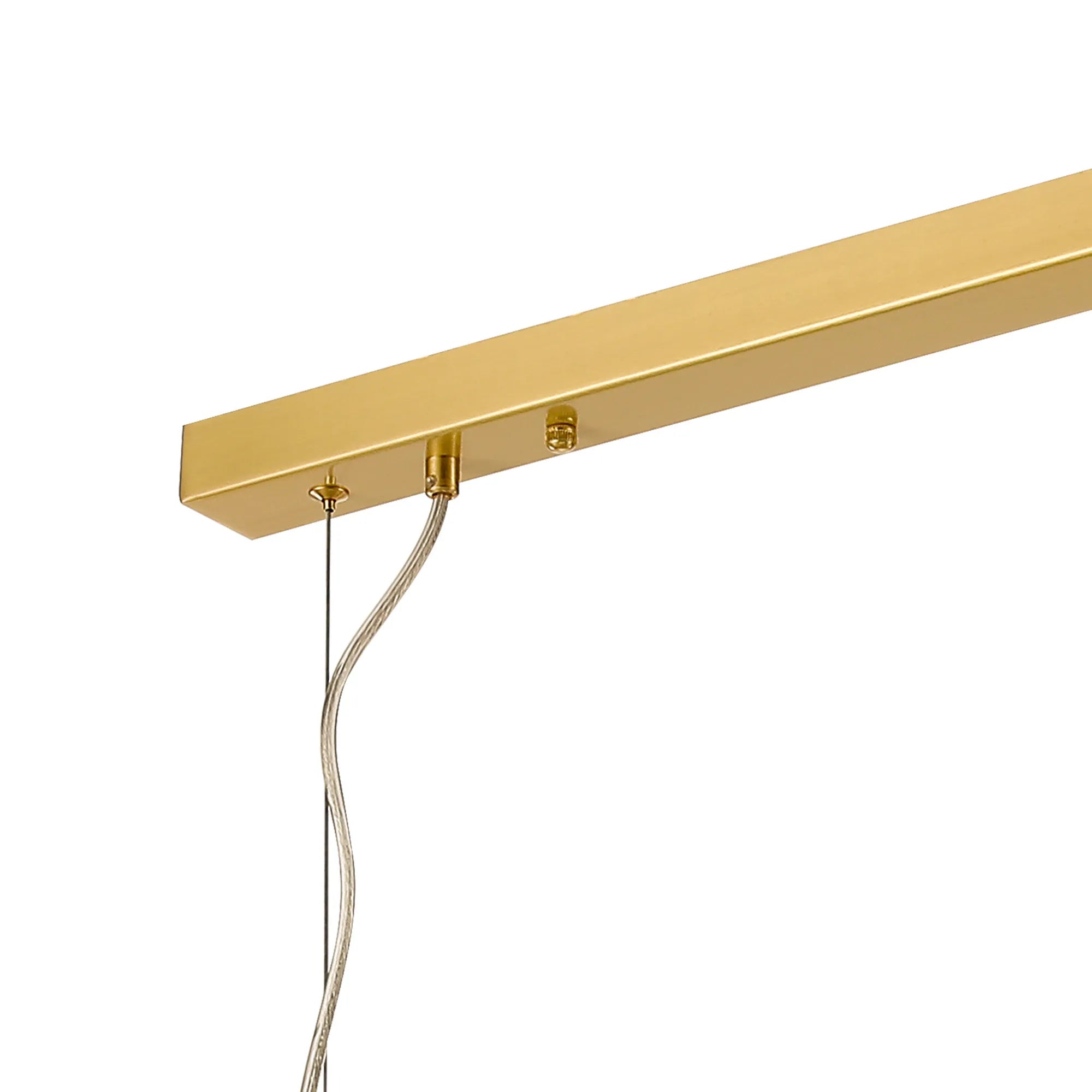 Deacon Linear Pendant (Frame Only) 9 Light - Satin Gold