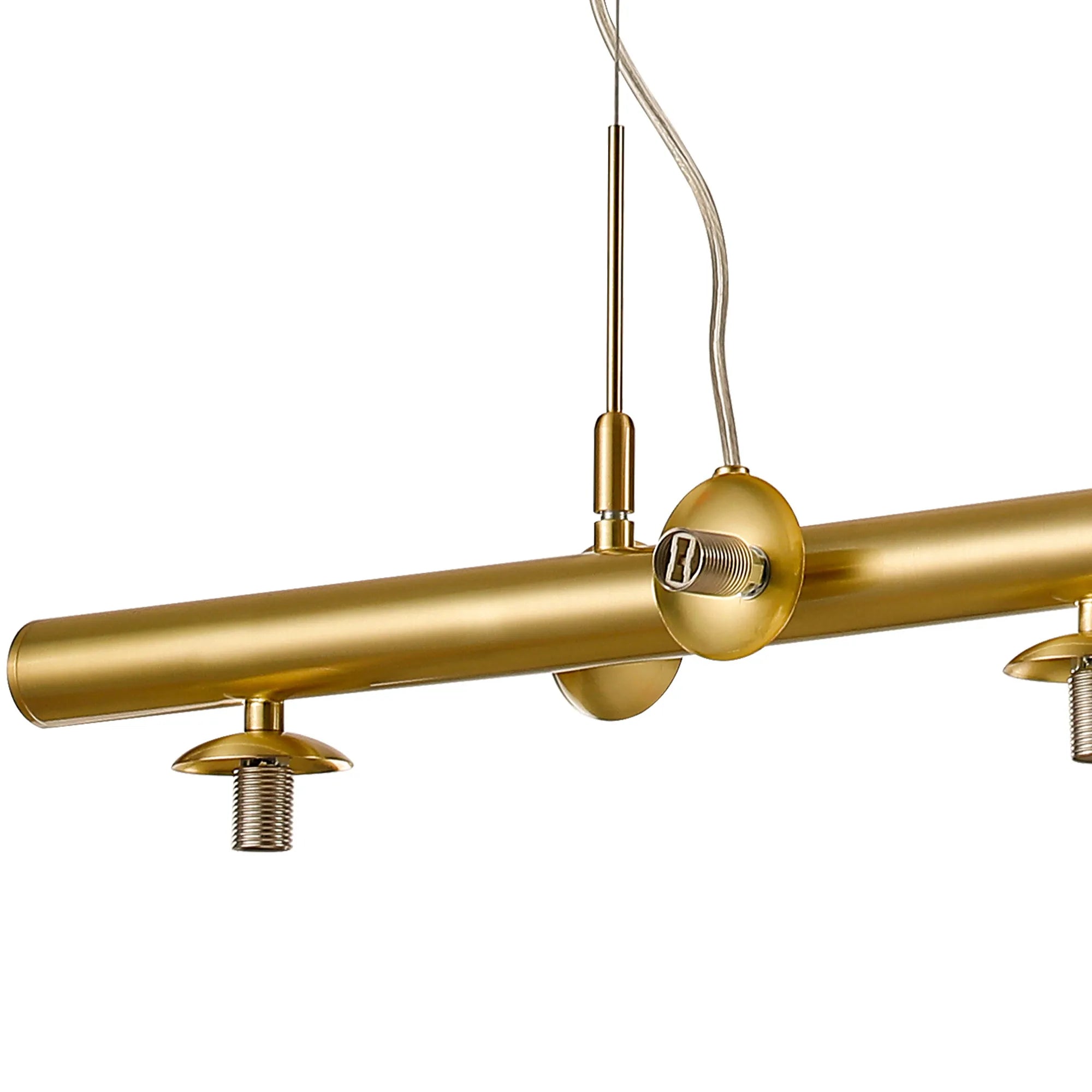Deacon Linear Pendant (Frame Only) 9 Light - Satin Gold