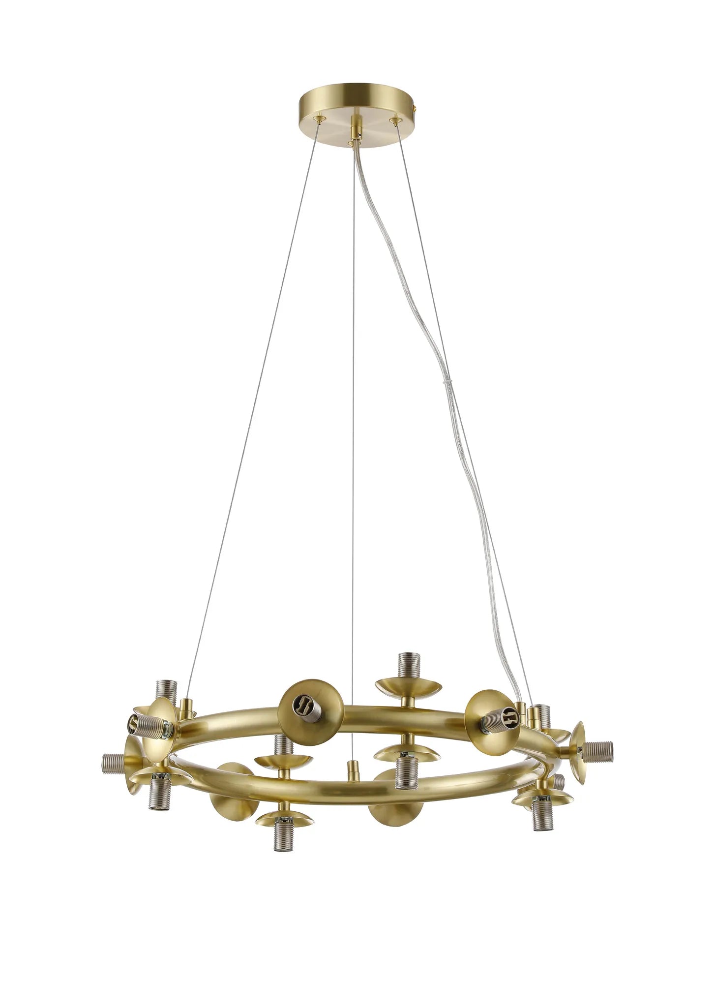 Deacon Circular Pendant (Frame Only) 16 Light - Satin Gold