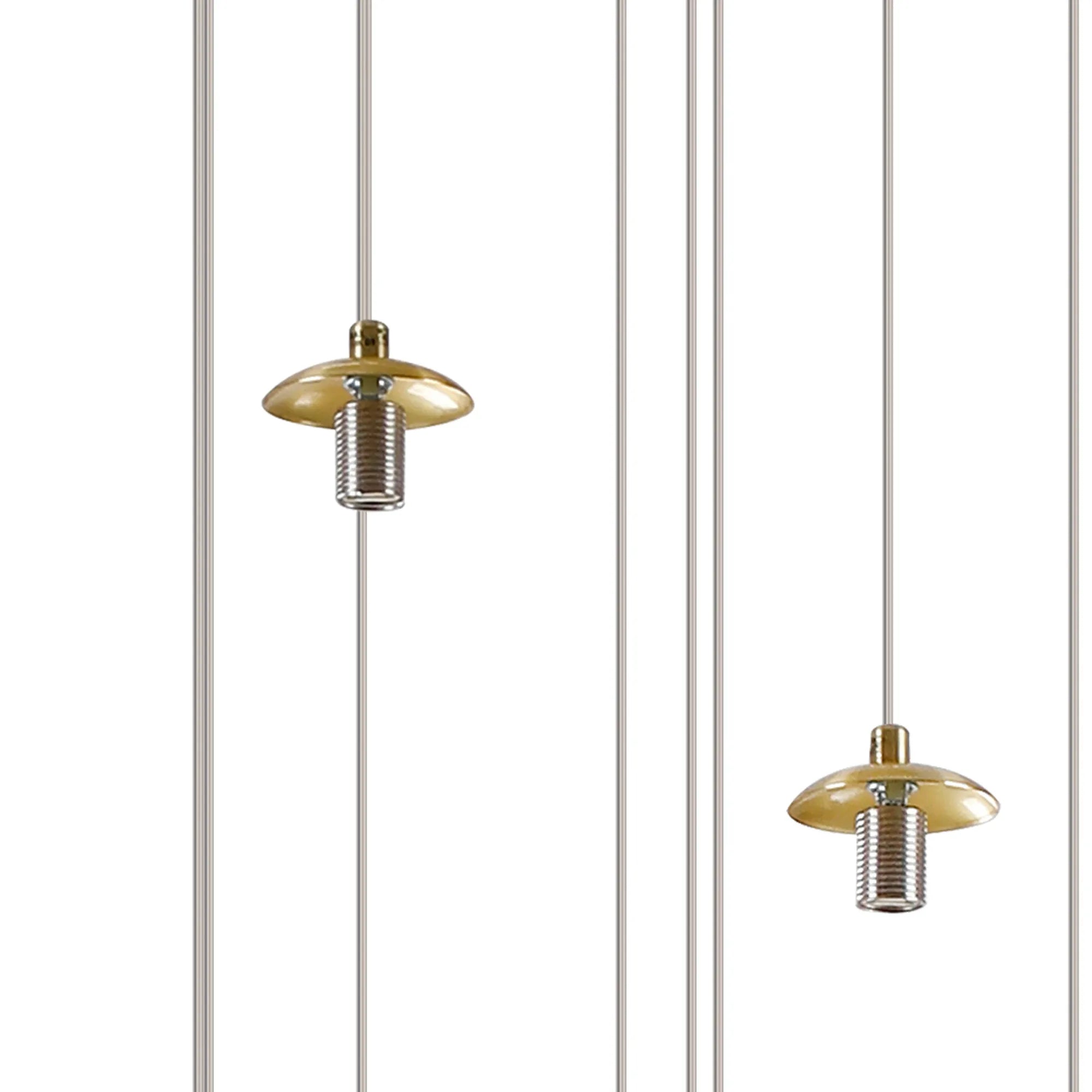 Deacon Pendant (Frame Only) 16 Light - Satin Gold