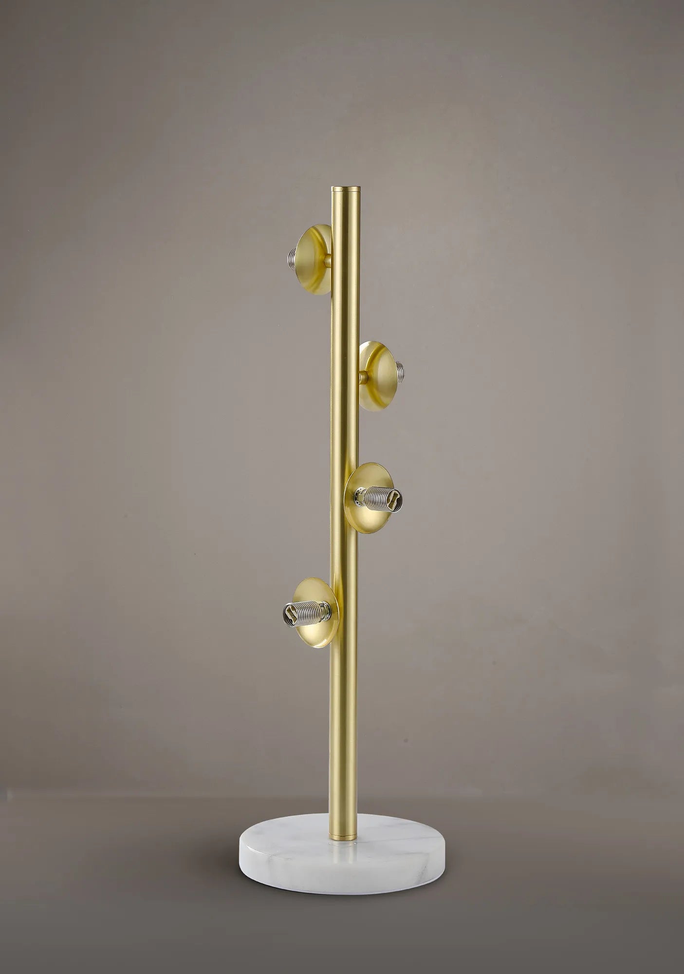 Deacon Table Lamp Without Shade 4 Light - Satin Gold