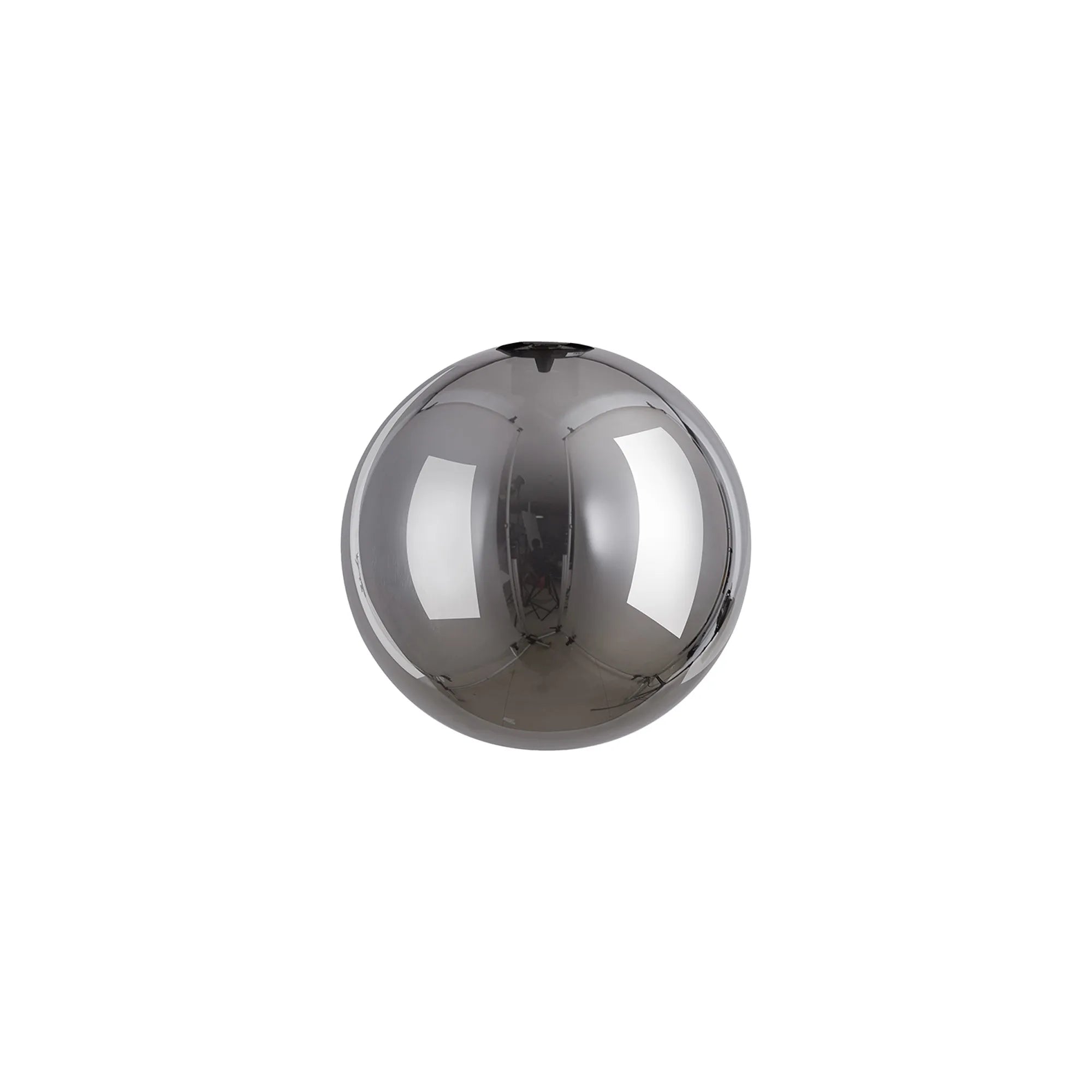Deacon 9cm Round Chrome Plated Glass