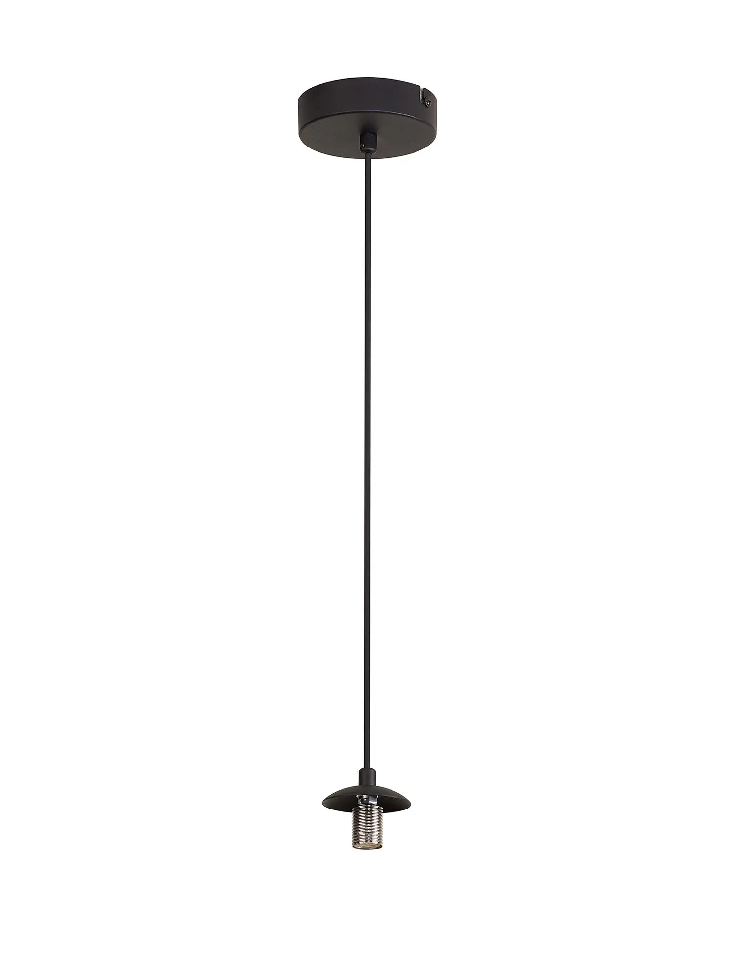 Deacon Single Pendant (Frame Only) Single Light - Satin Black