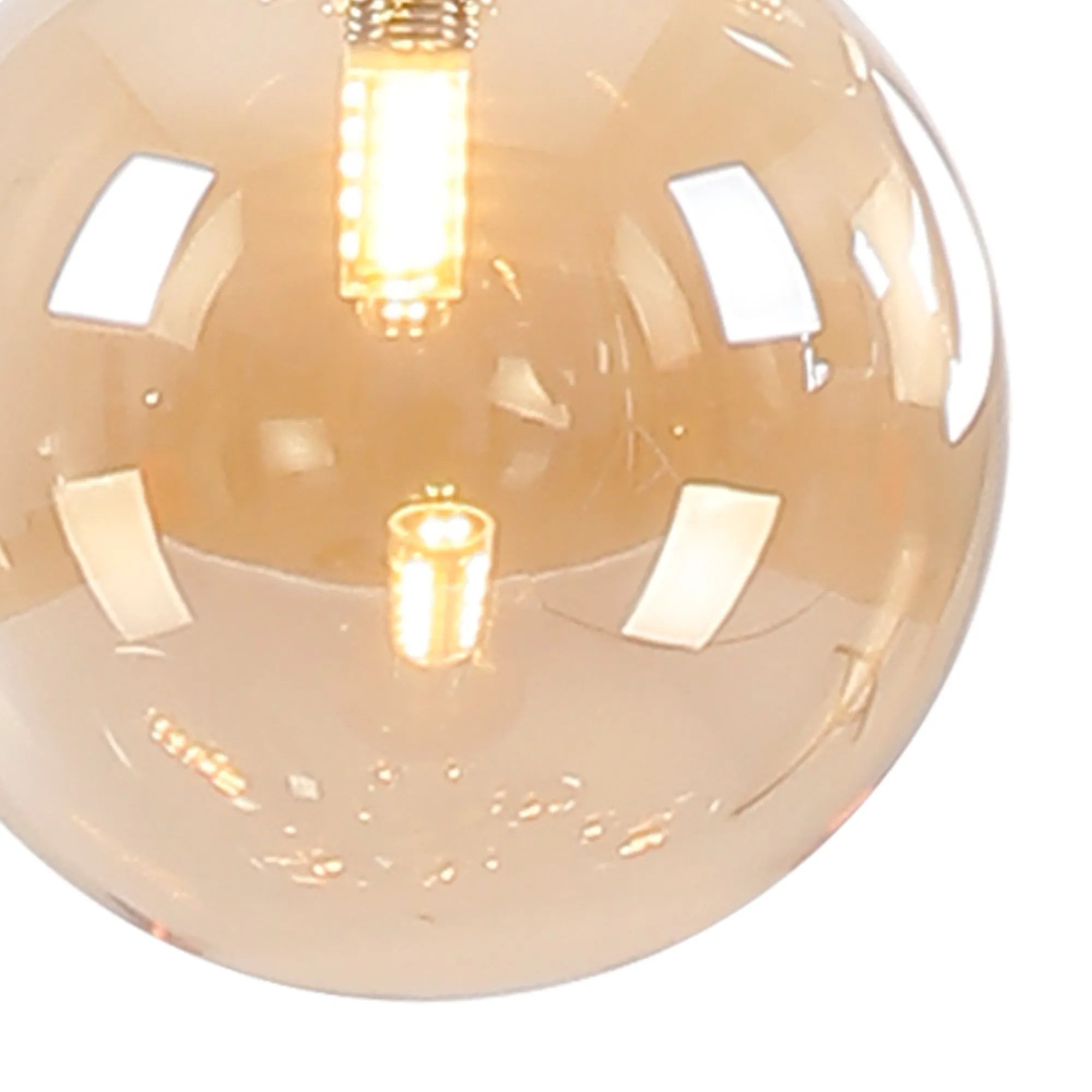 Deacon Single Pendant Single Light - Satin Gold & Amber