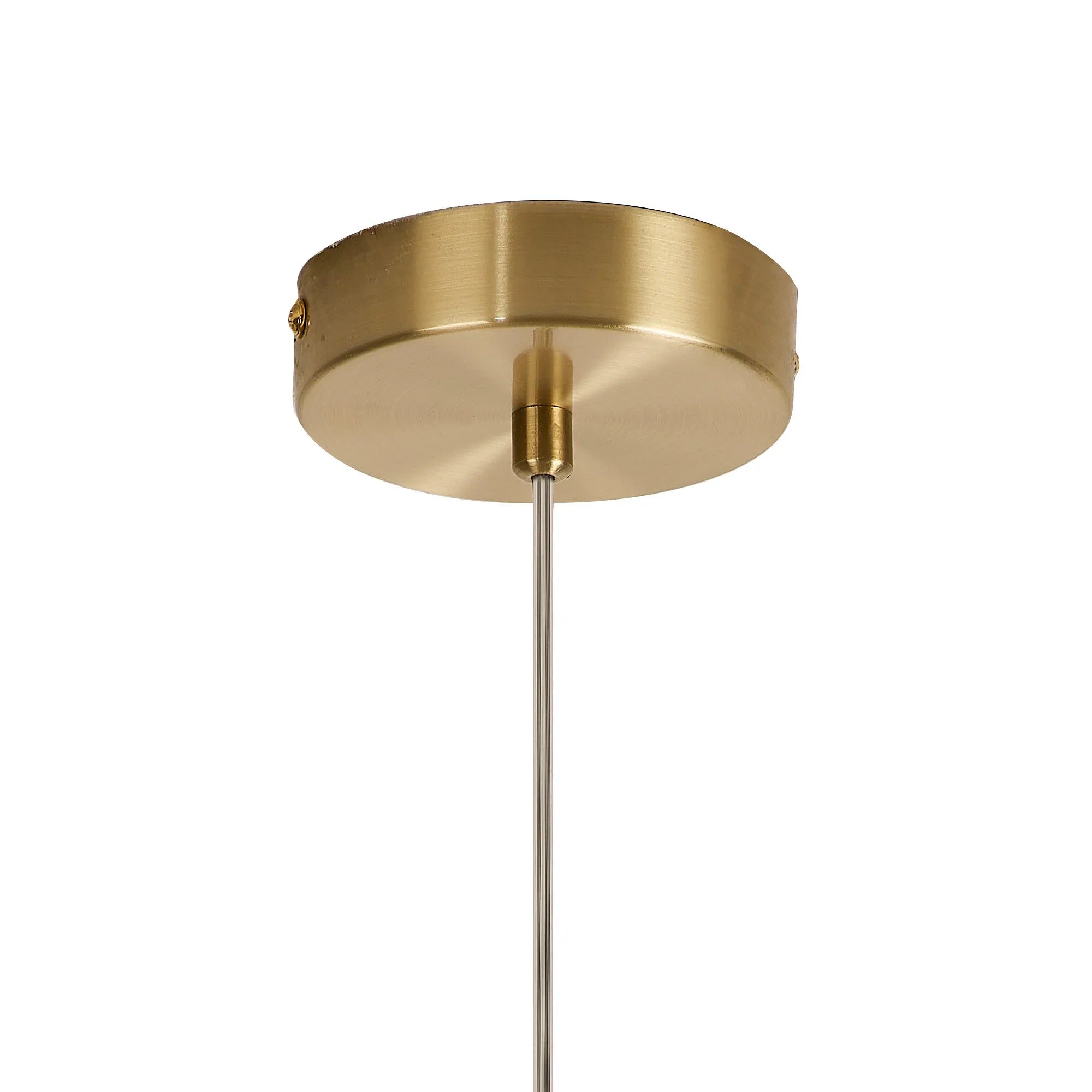 Deacon Single Pendant Single Light - Satin Gold & Smoke