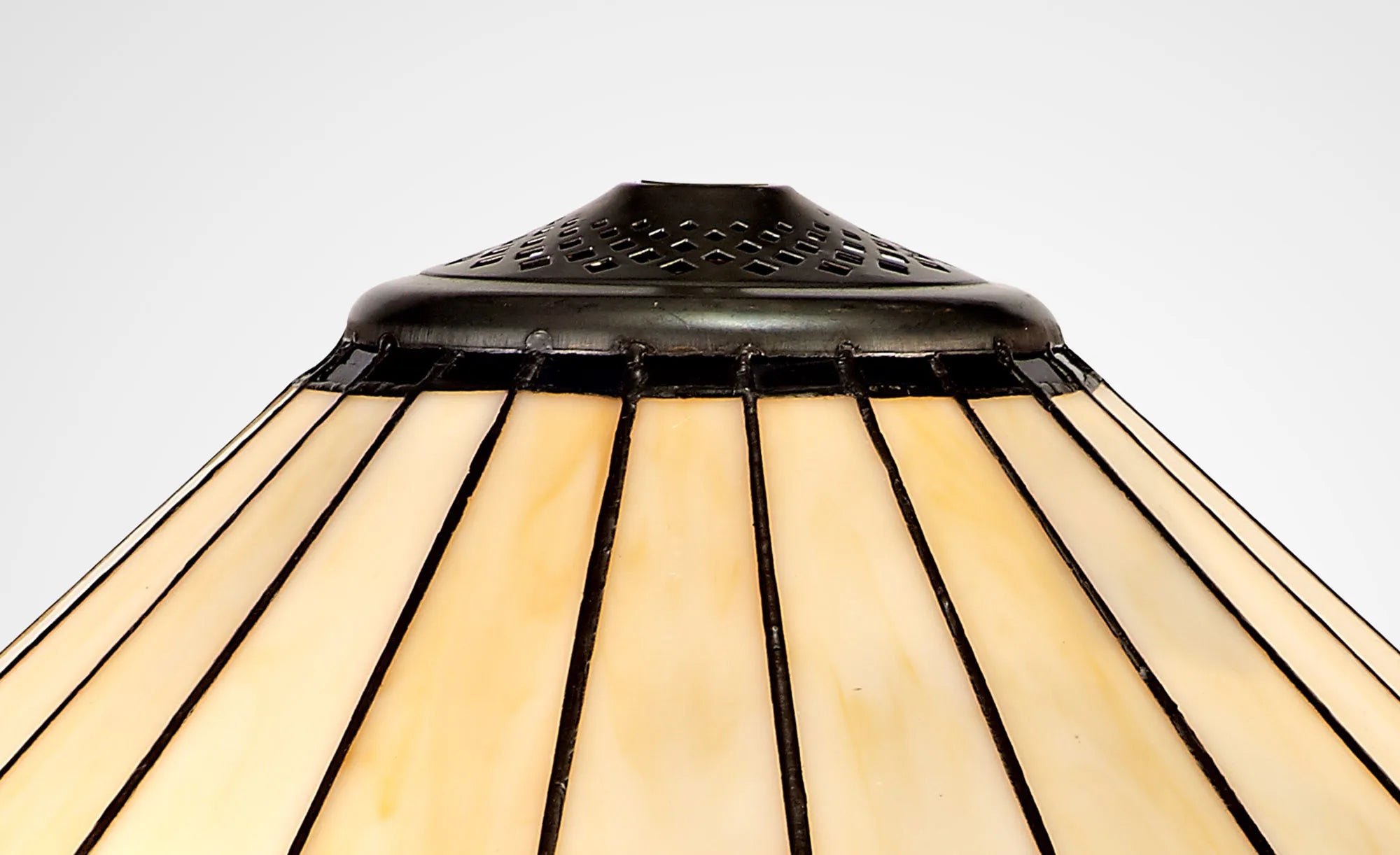 Amberley Tiffany 40cm Shade Only - Blue & Cream & Crystal