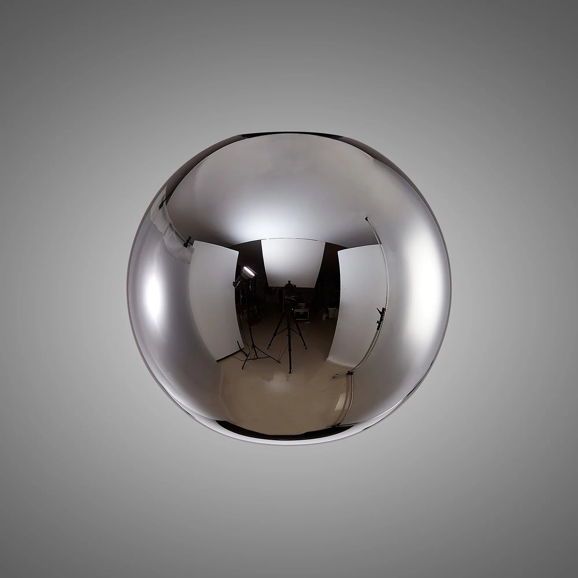 Bradley 12cm Round Chrome with Inner Frosted Globe (A) Glass Shade