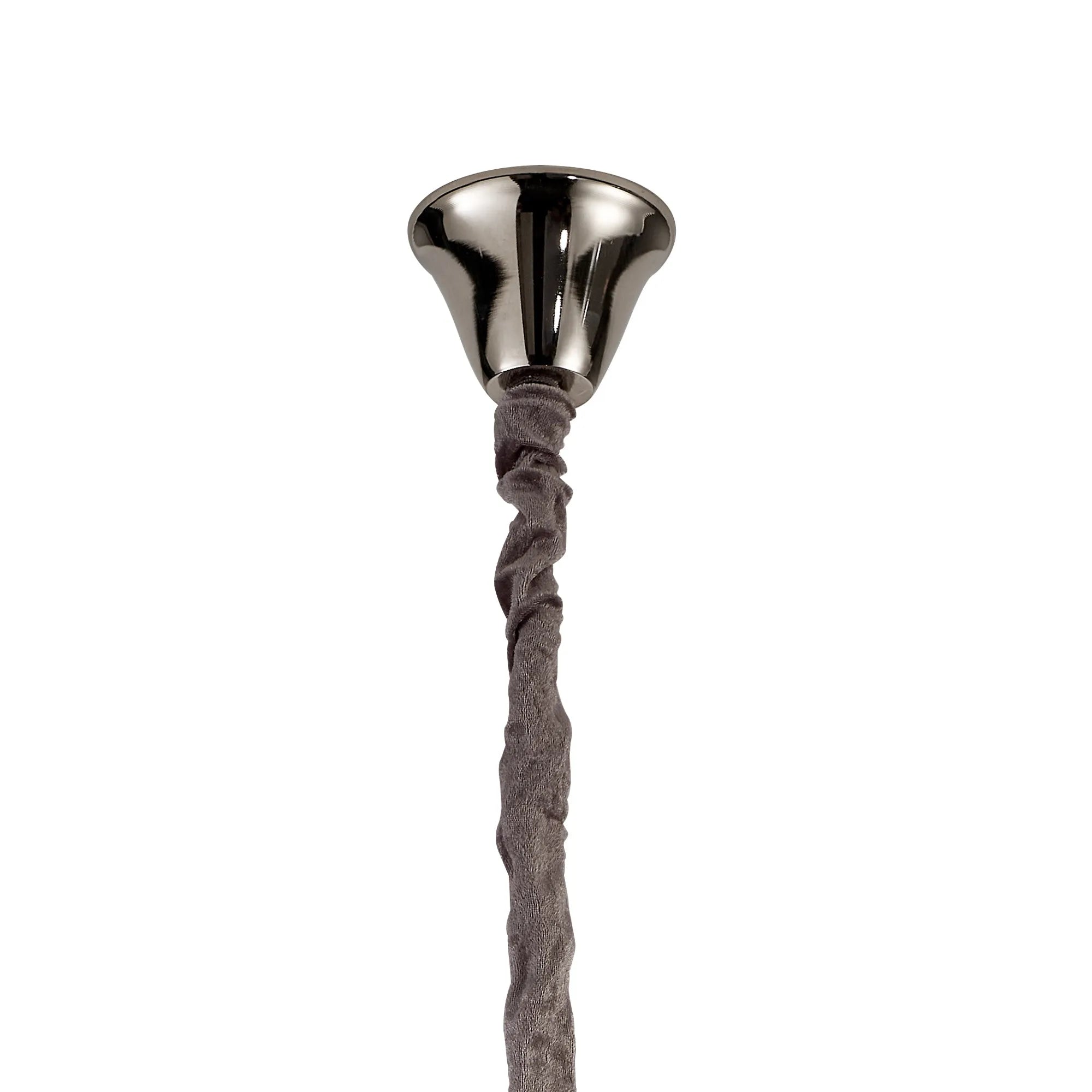 Cedar 45cm Pendant Round 5 Light - Polished Nickel & Clear