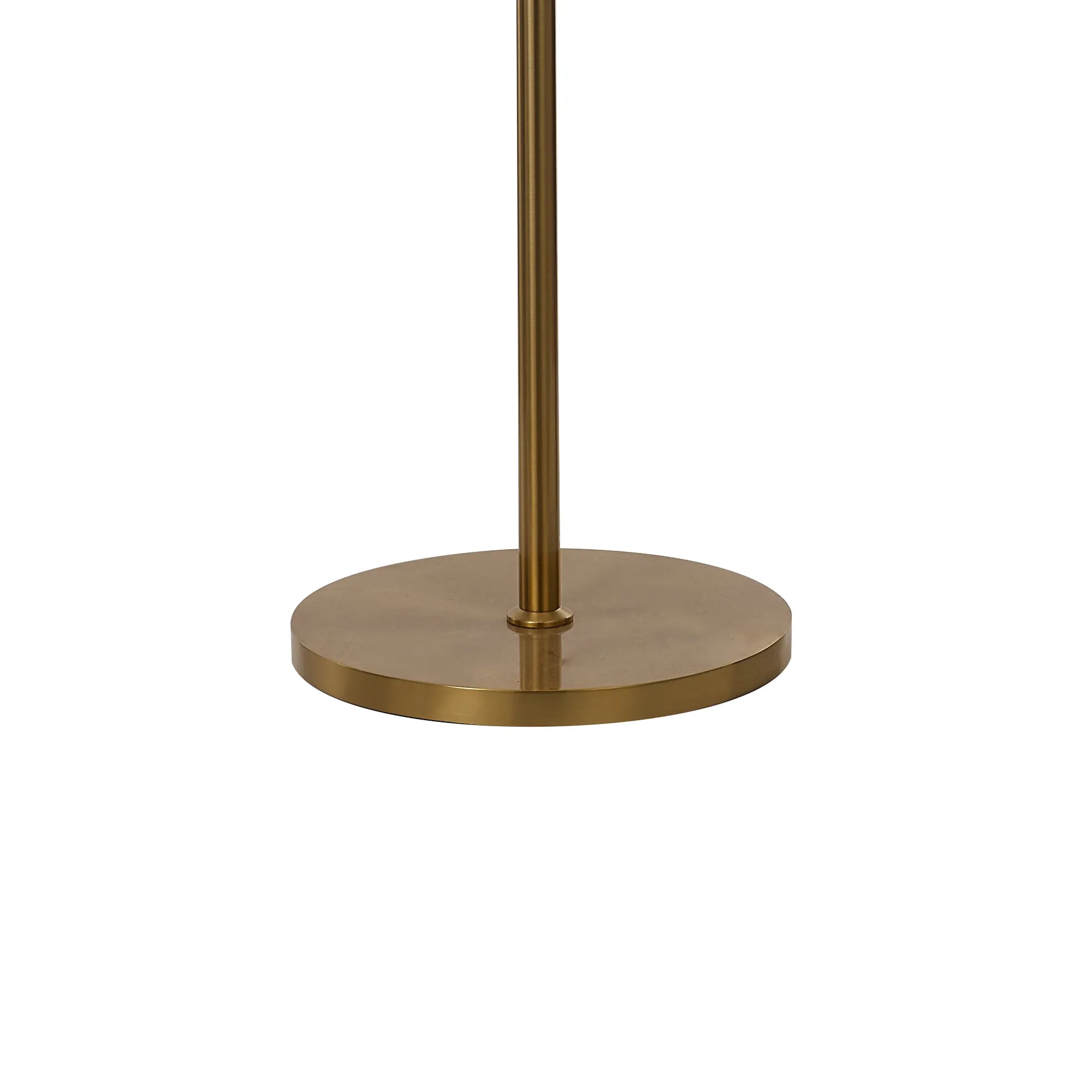 Cedar 168cm Floor Lamp 5 Light - Brass & Clear