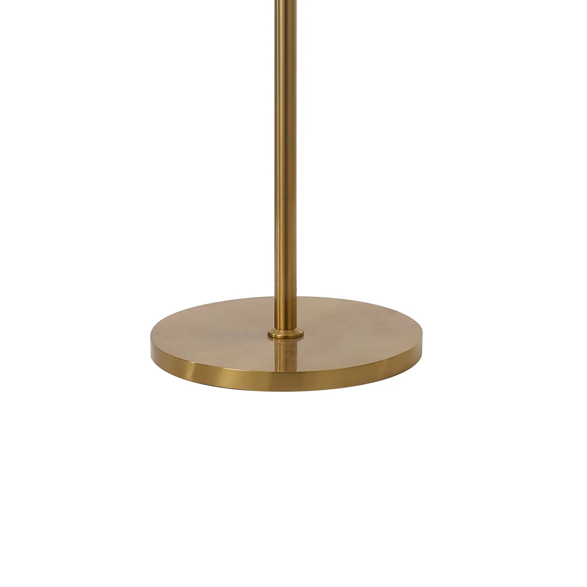 Cedar 168cm Floor Lamp 5 Light - Brass & Smoked