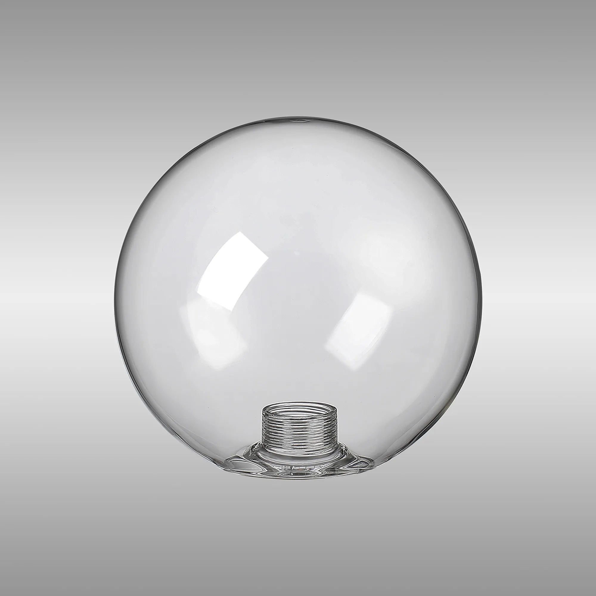 Dene 12cm Smooth Round Glass Shade (A) Clear