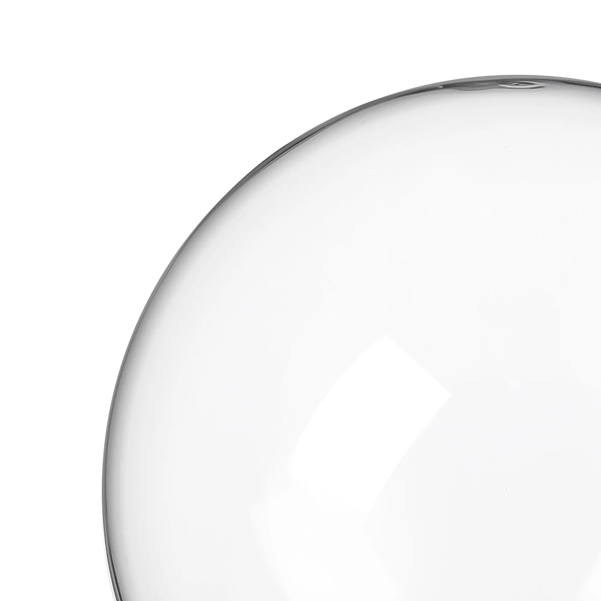 Dene 12cm Smooth Round Glass Shade (A) Clear