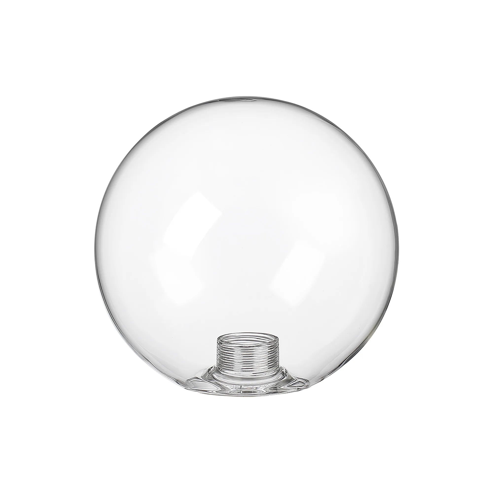 Dene 12cm Smooth Round Glass Shade (A) Clear