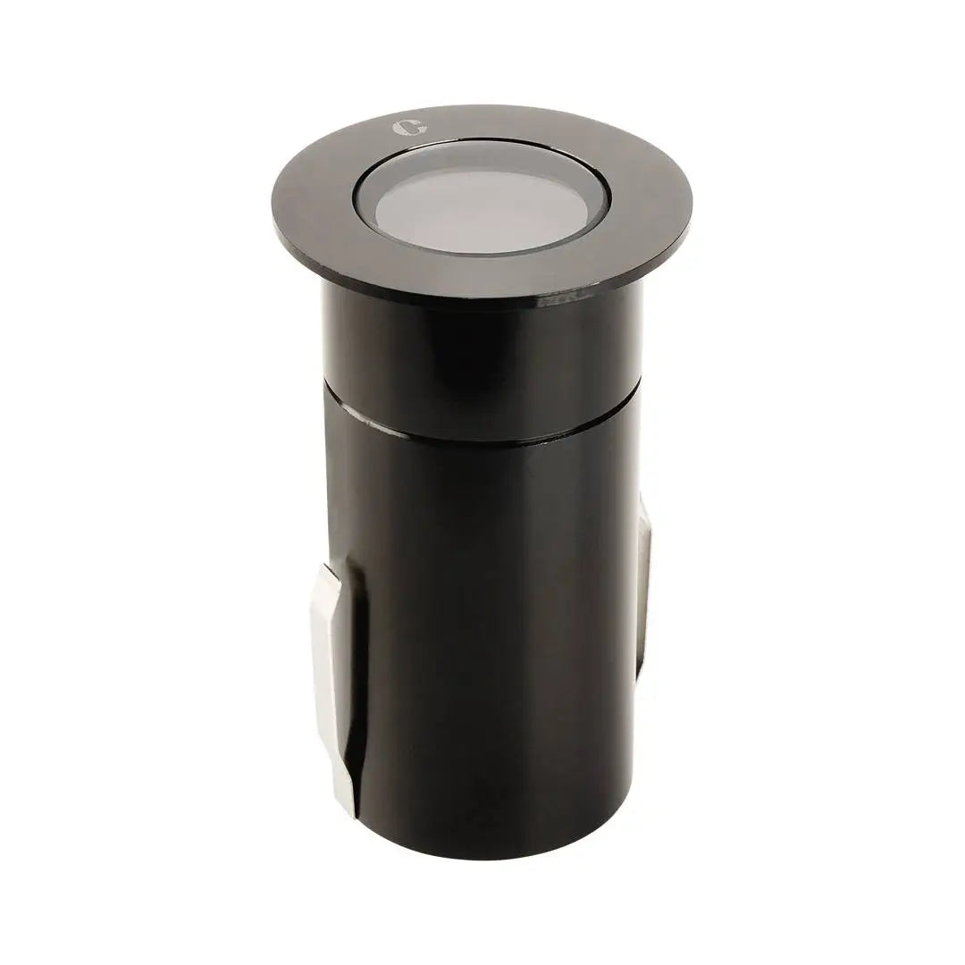 Collingwood GL019 Ultra Low Glare 1W Mini LED Ground Light - Black - Low Voltage