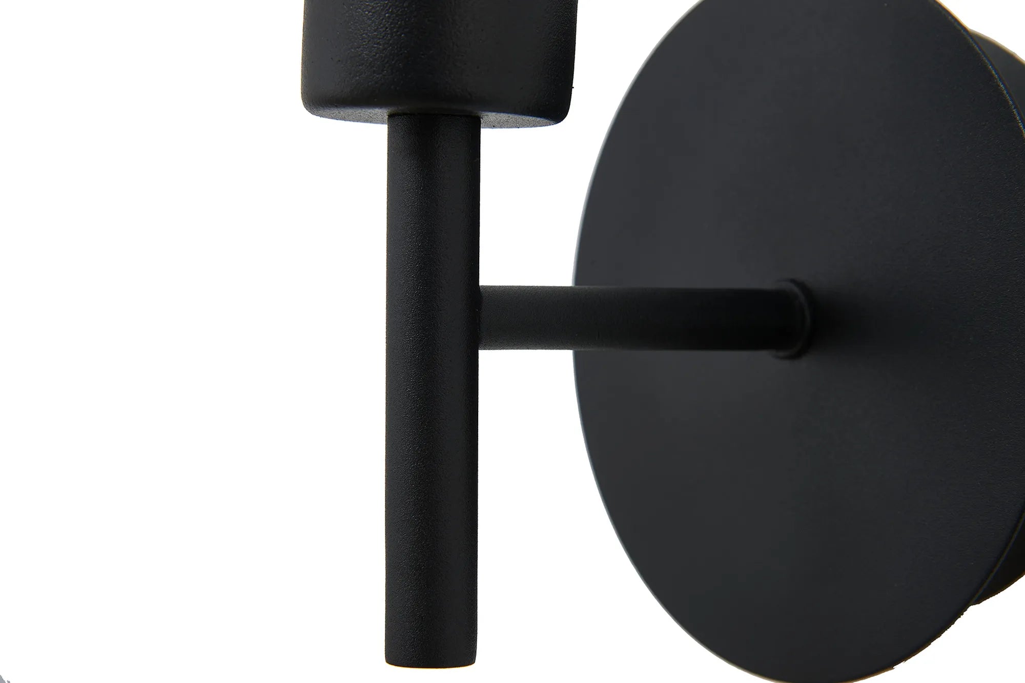 Grosvenor Single Switched Wall Lamp - Satin Black & Crystal Shade