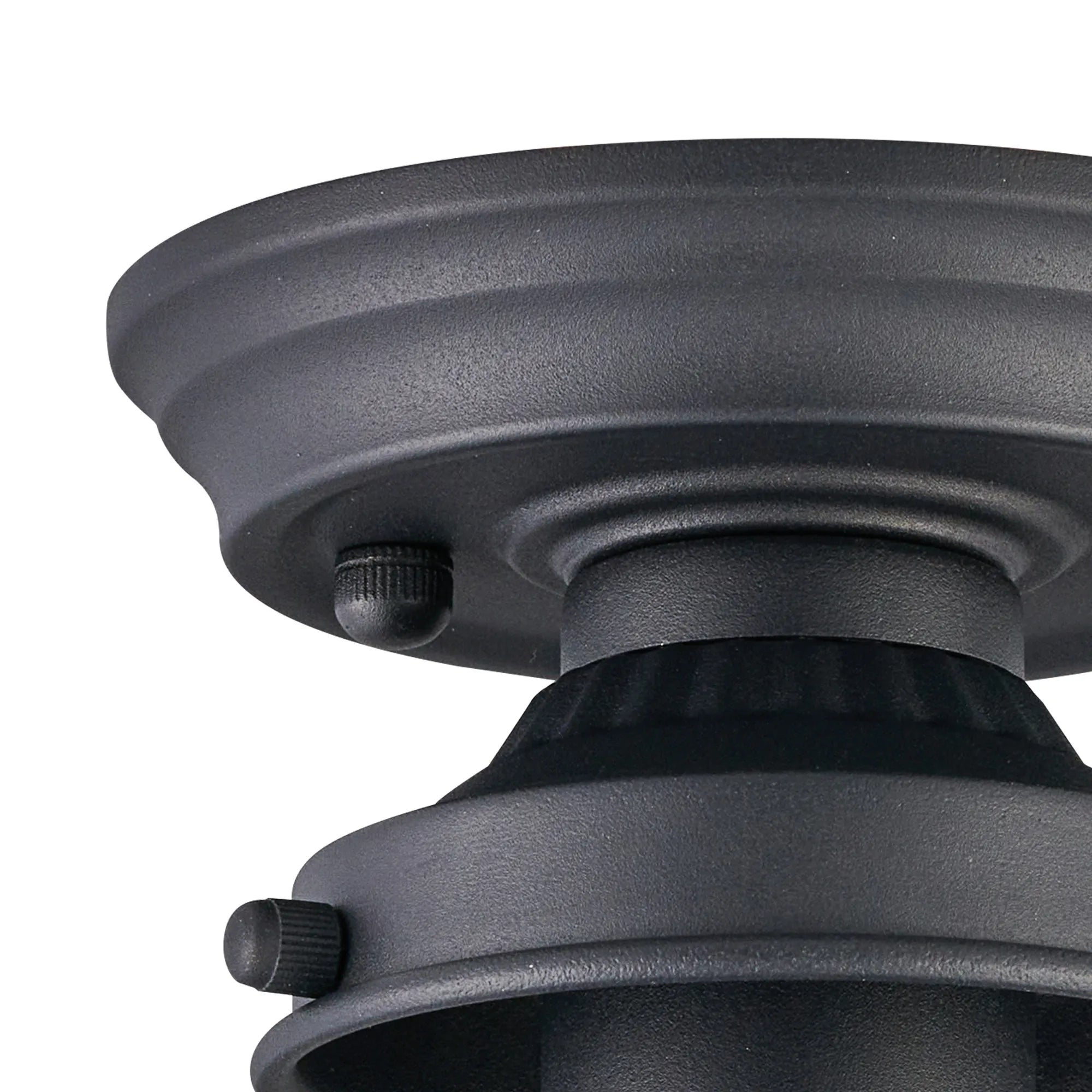 Grove Flush Ceiling Light - Satin Black