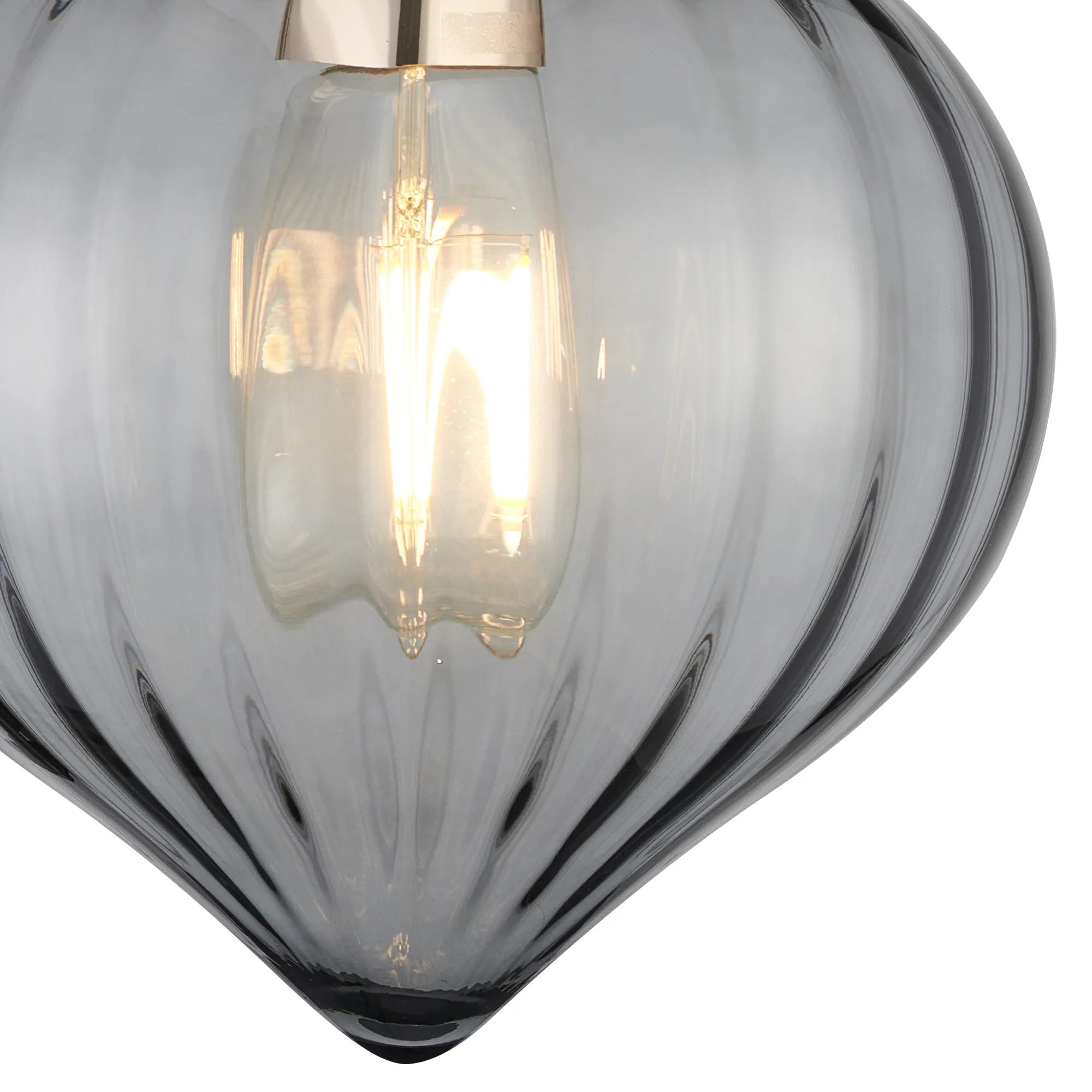 Grove Wall Light with Flower Bud Shade - French Gold & Smoke