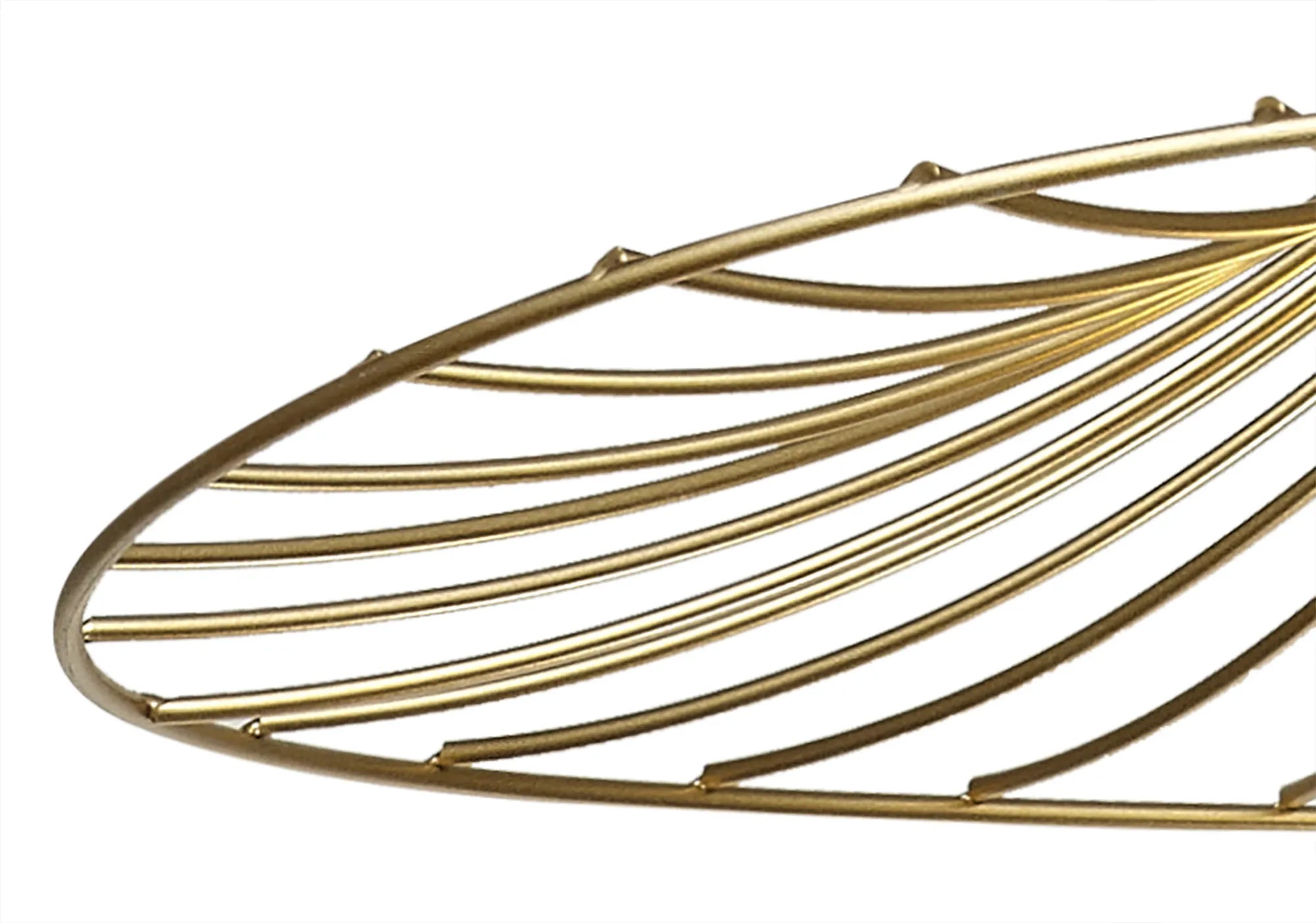 Halstead Shallow Pendant - Painted Gold