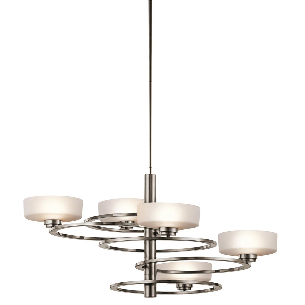 Kichler Aleeka 5 Light Chandelier - Classic Pewter