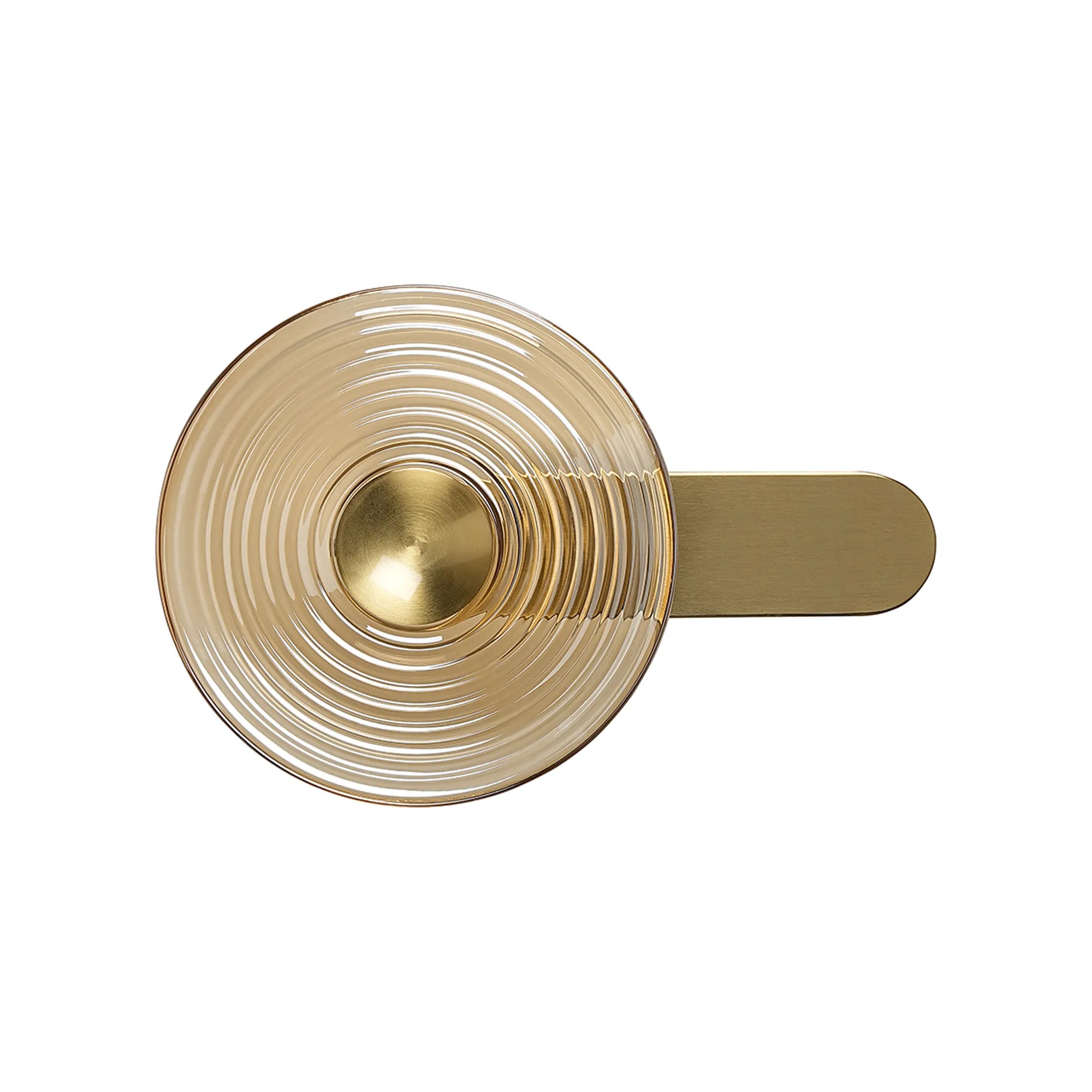 Milton Wall Lamp - Brass & Amber