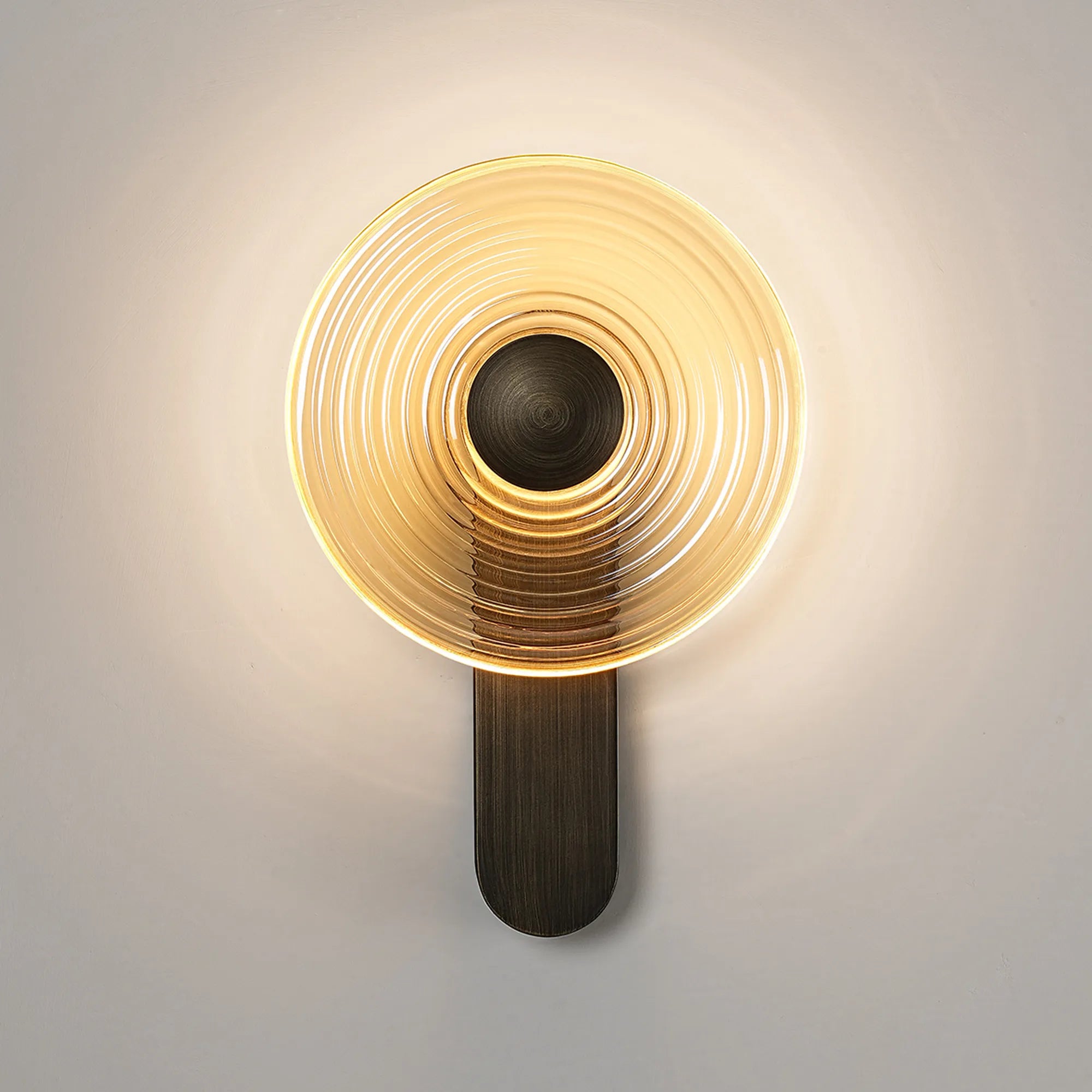 Milton Wall Lamp - Bronze & Amber