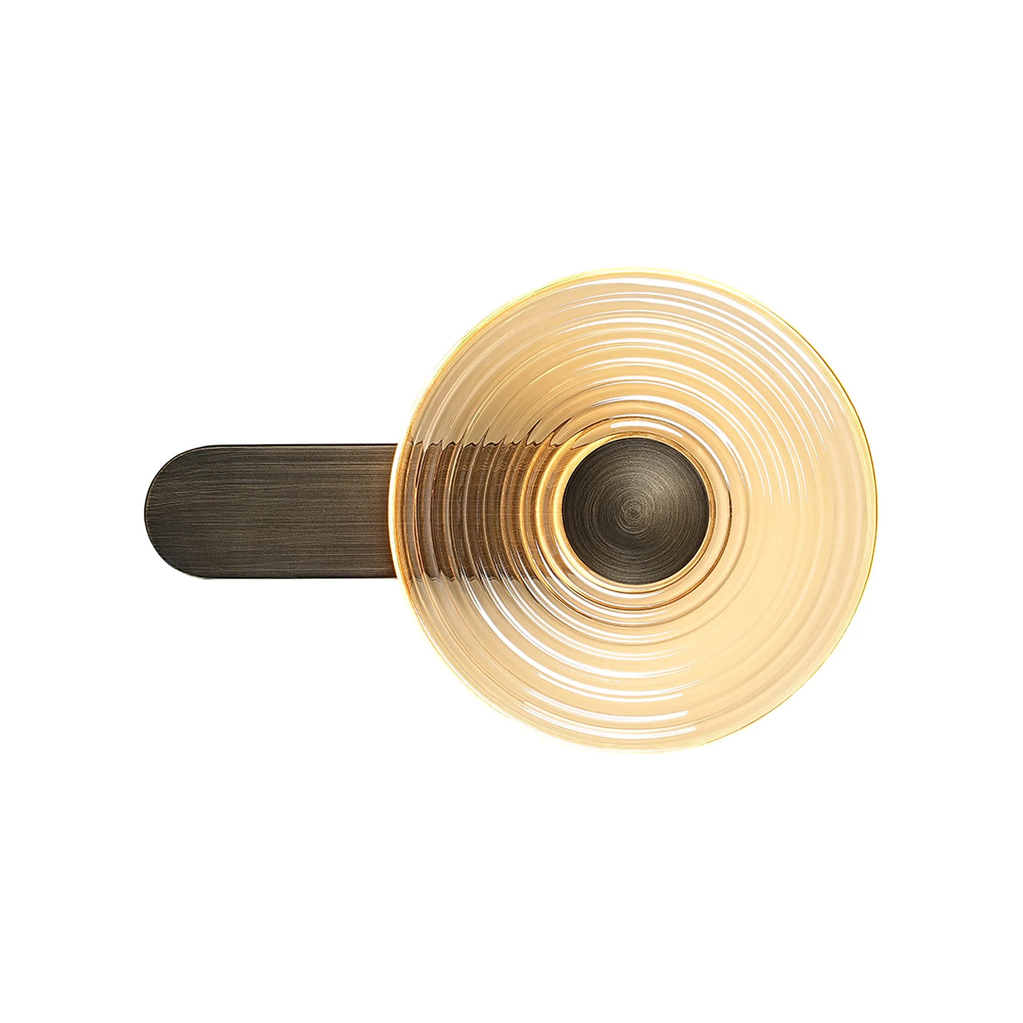 Milton Wall Lamp - Bronze & Amber