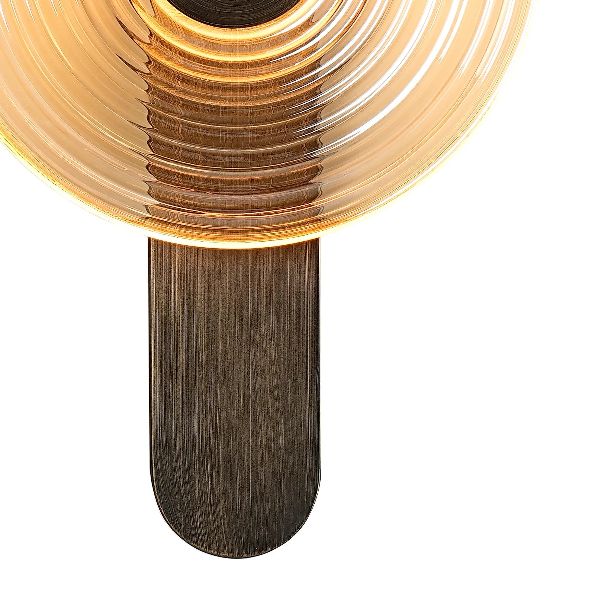 Milton Wall Lamp - Bronze & Amber