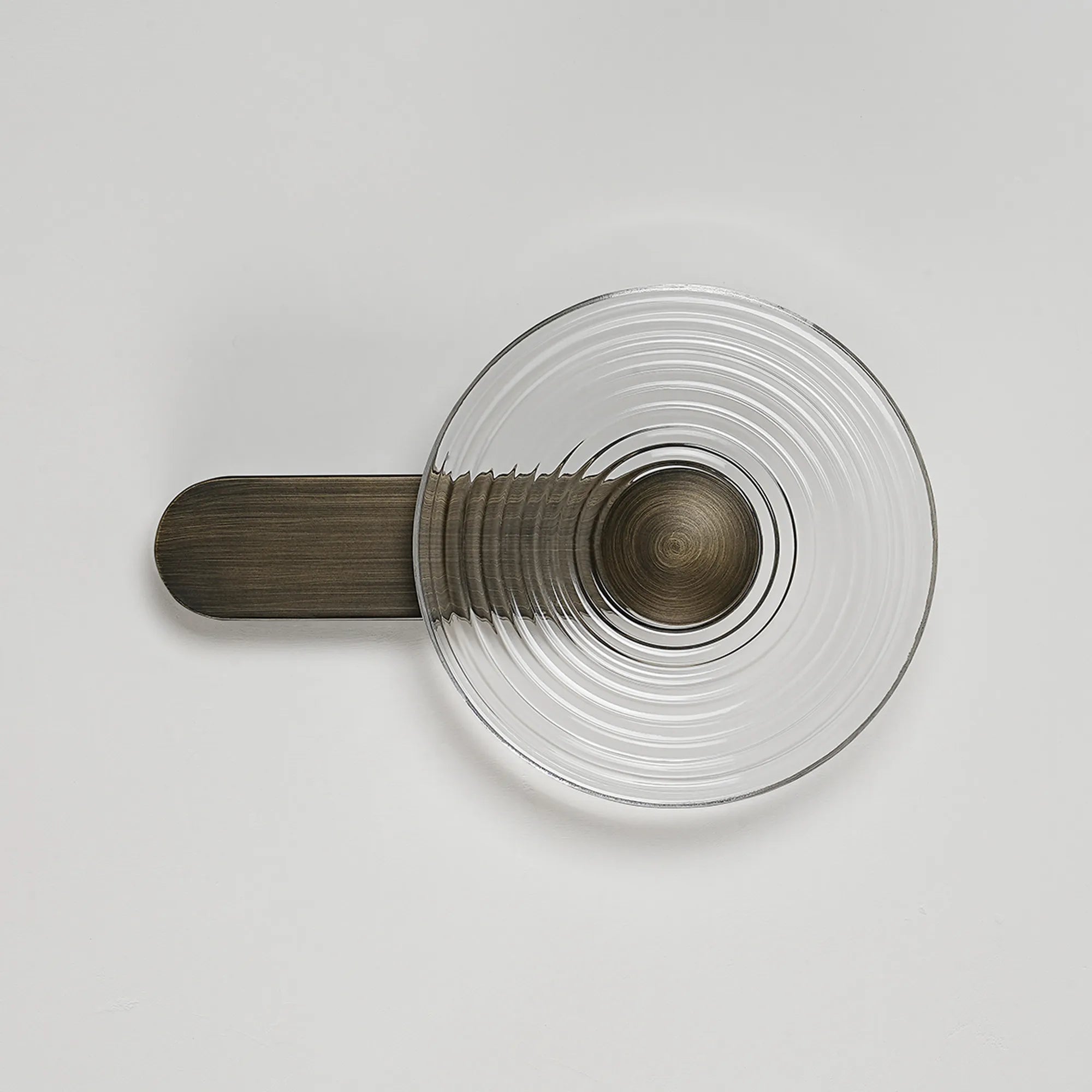 Milton Wall Lamp - Bronze & Clear