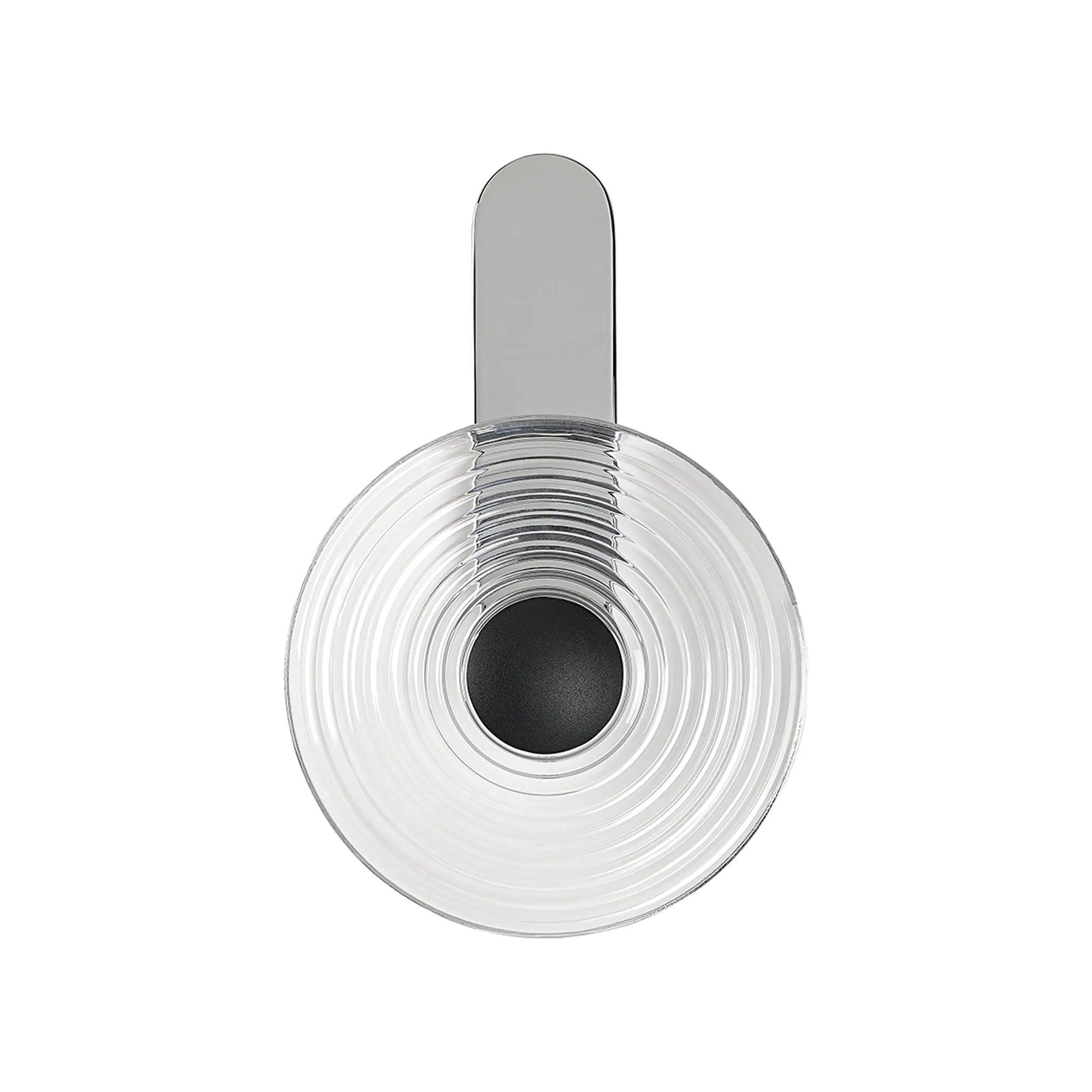 Milton Wall Lamp - Chrome & Clear & Satin Black