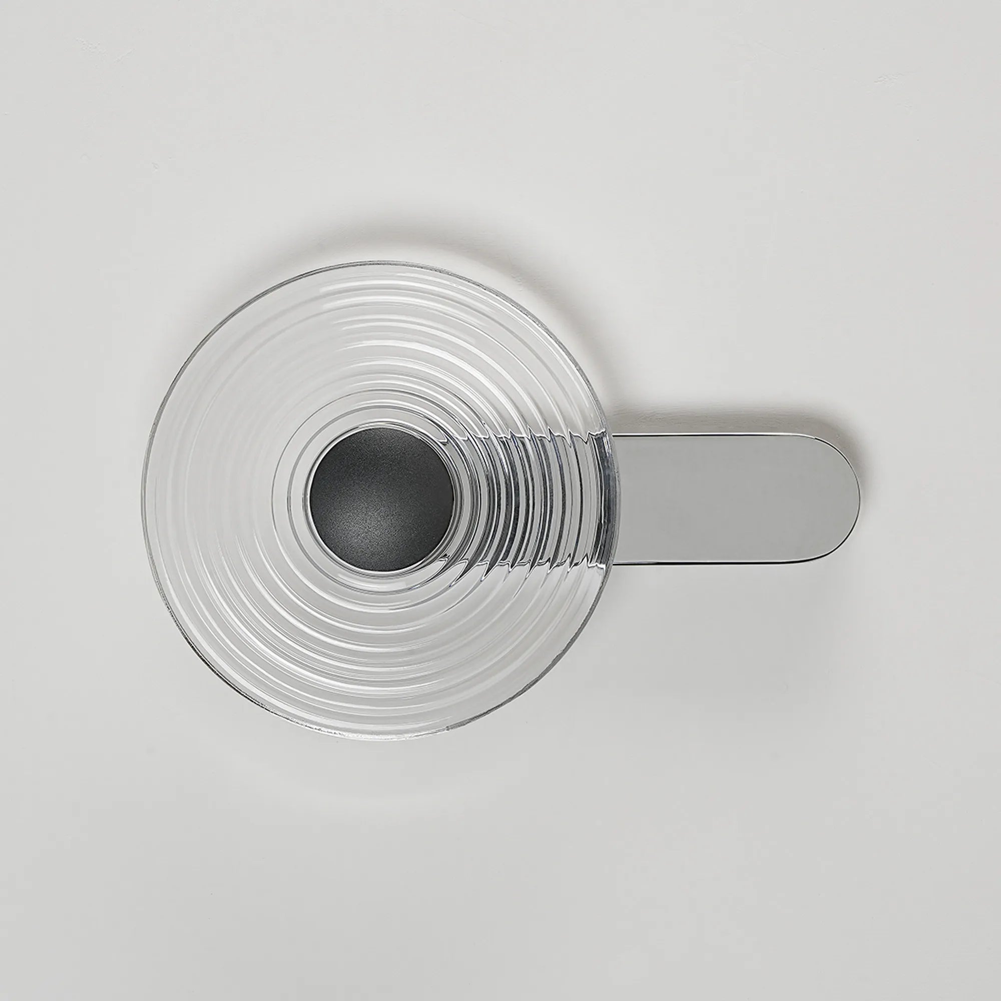 Milton Wall Lamp - Chrome & Clear & Satin Black