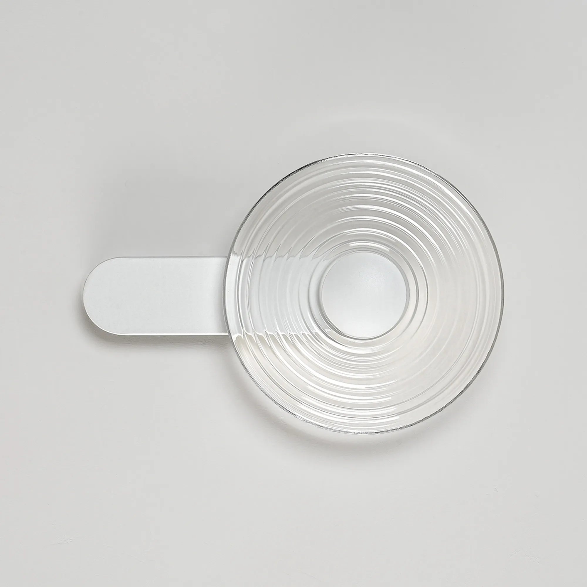 Milton Wall Lamp - Satin White & Clear