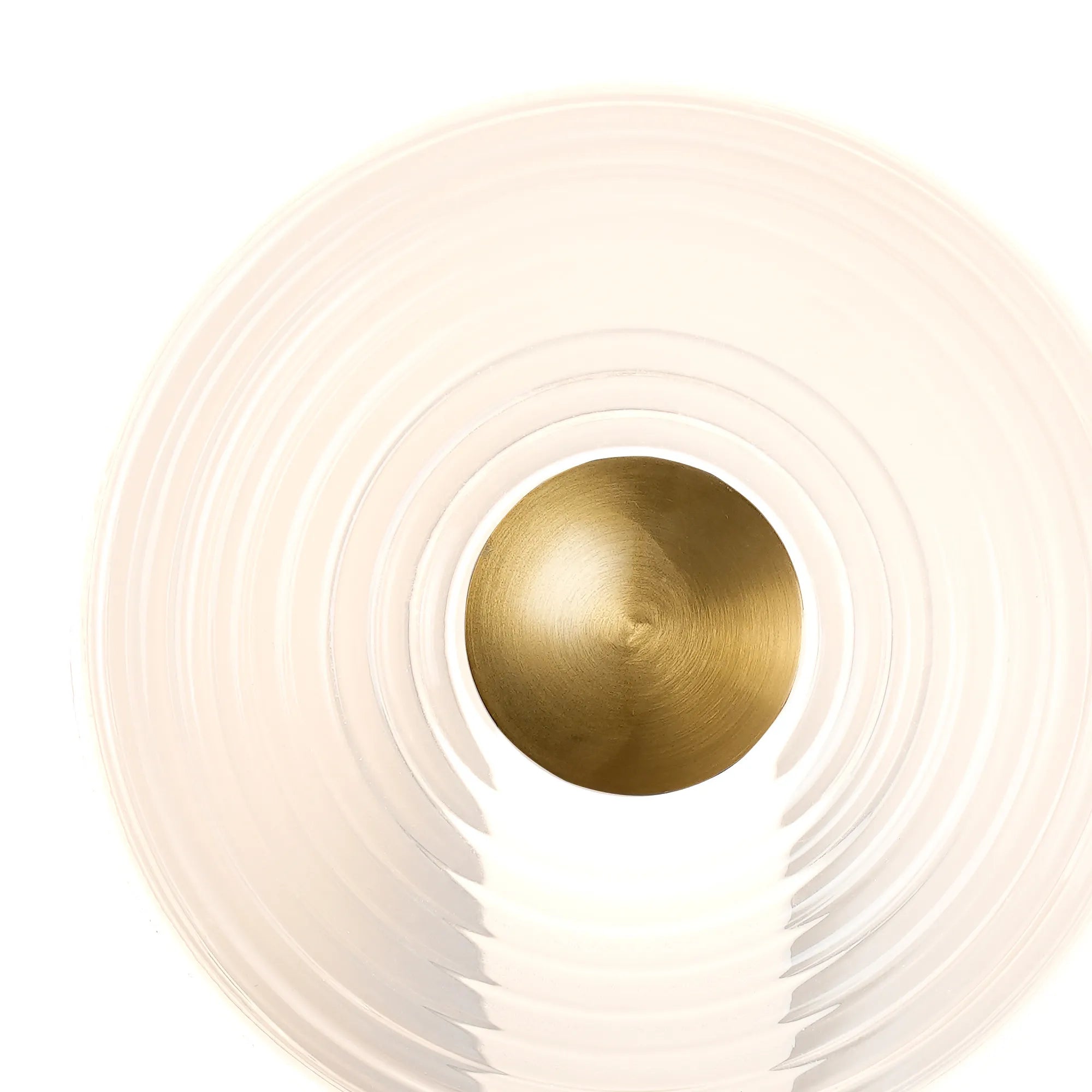 Milton Wall Lamp - Satin White & Clear & Brass,