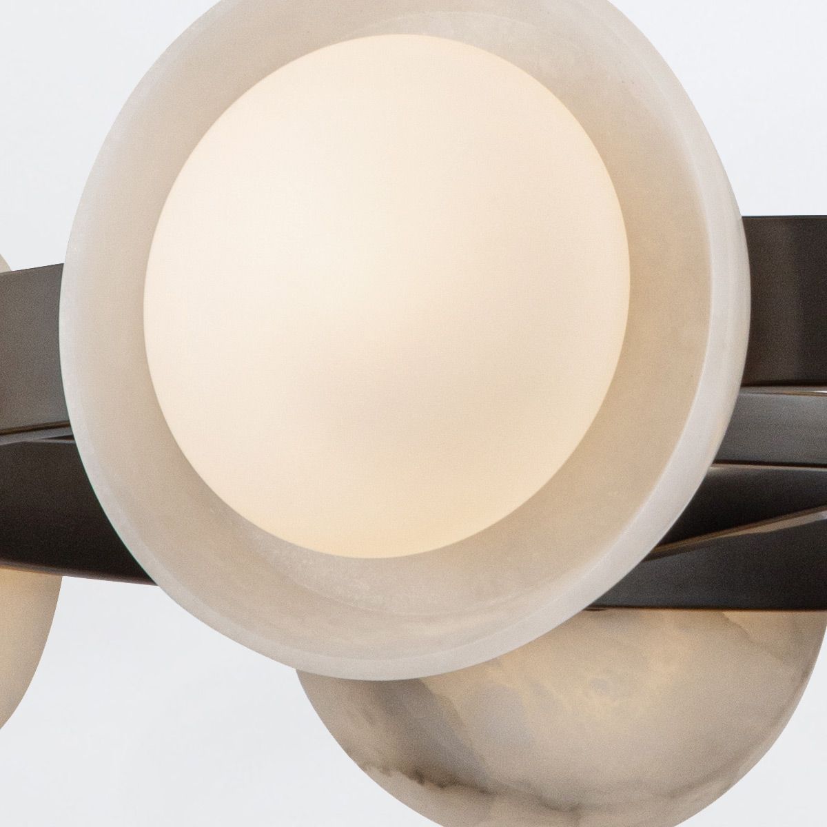 Quintiesse Alonso 8 Light LED Chandelier Pendant - Urban Bronze