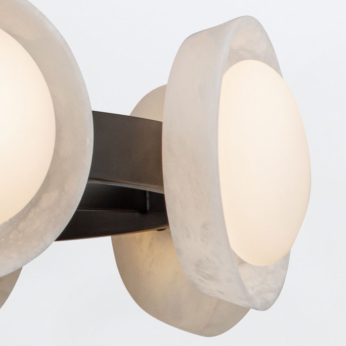 Quintiesse Alonso 8 Light LED Chandelier Pendant - Urban Bronze