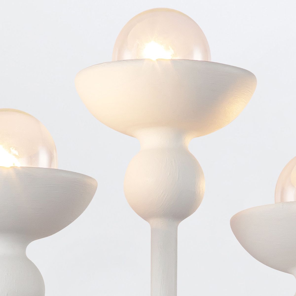 Quintiesse Cadence 6 Light Wall Light - Antique White