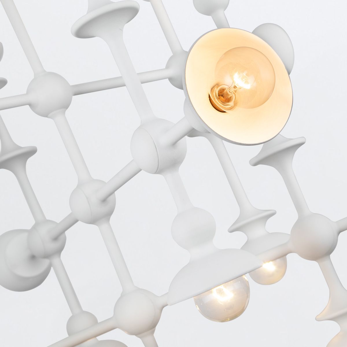 Quintiesse Cadence 18 Light Chandelier - Antique White