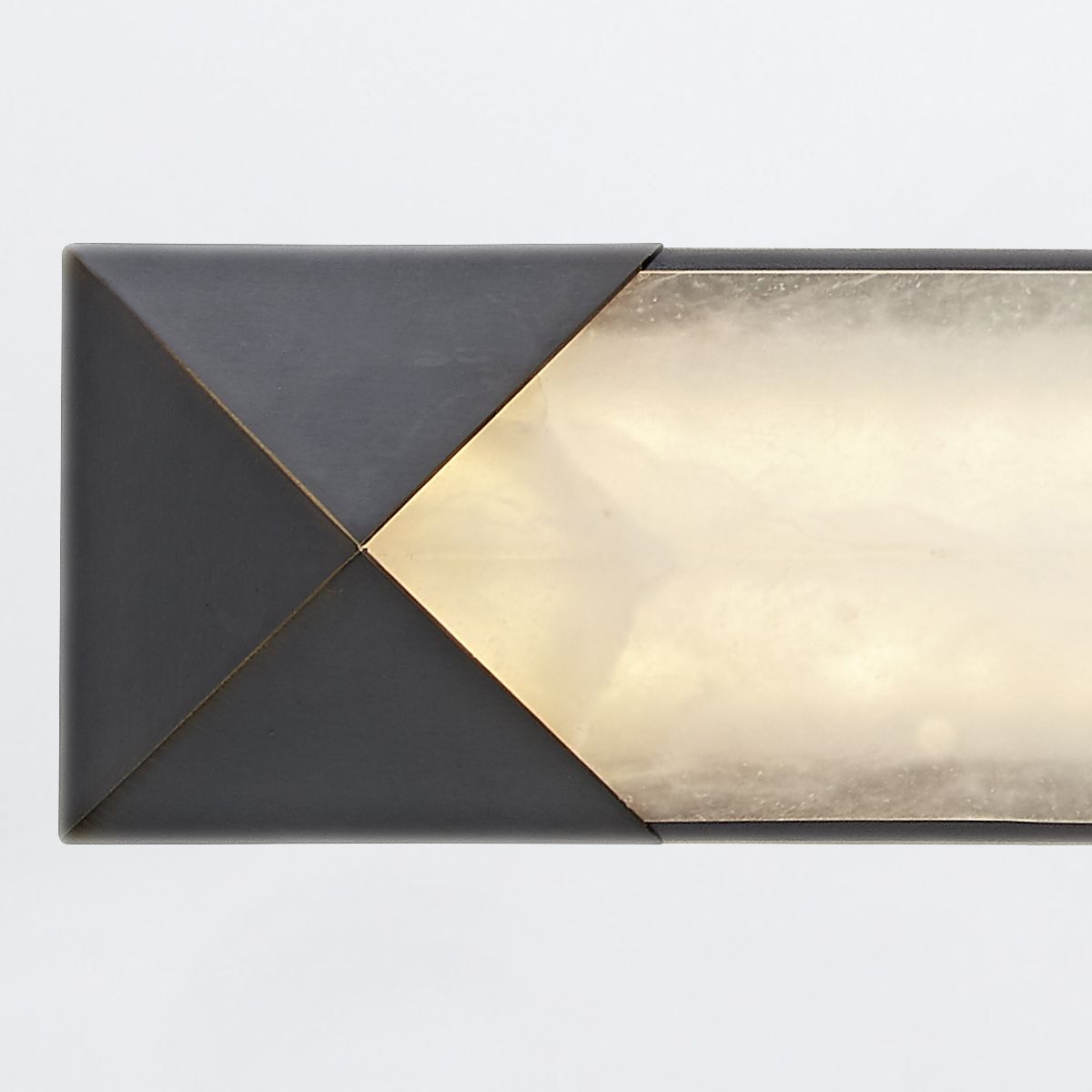 Quintiesse Caesar Large LED Wall Light - Urban Bronze