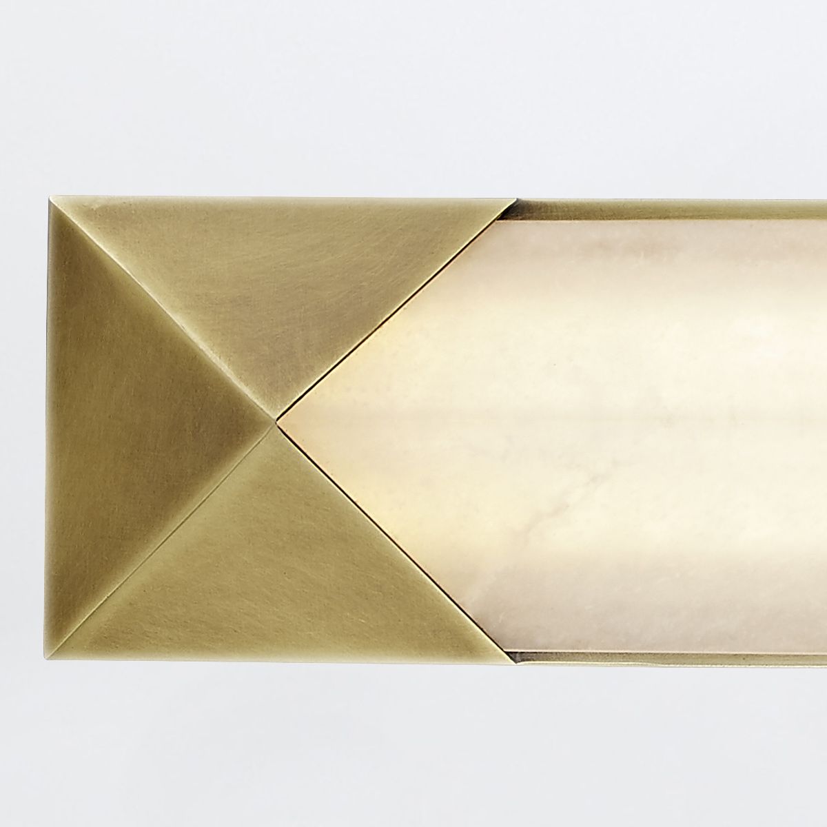 Quintiesse Caesar Large LED Wall Light - Vintage Brass