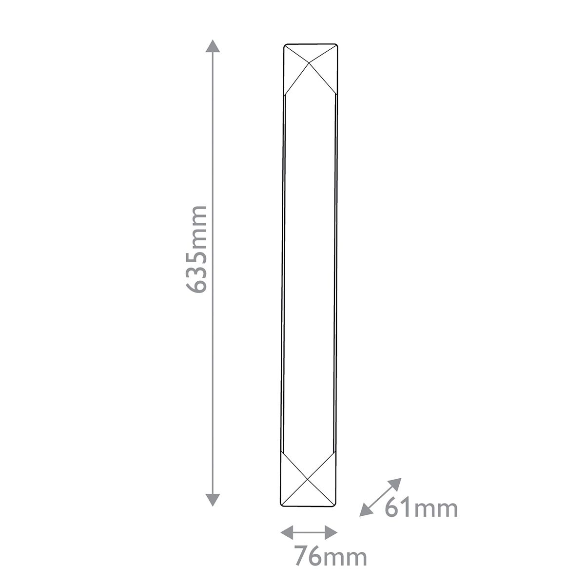 Quintiesse Caesar Large LED Wall Light - Vintage Brass