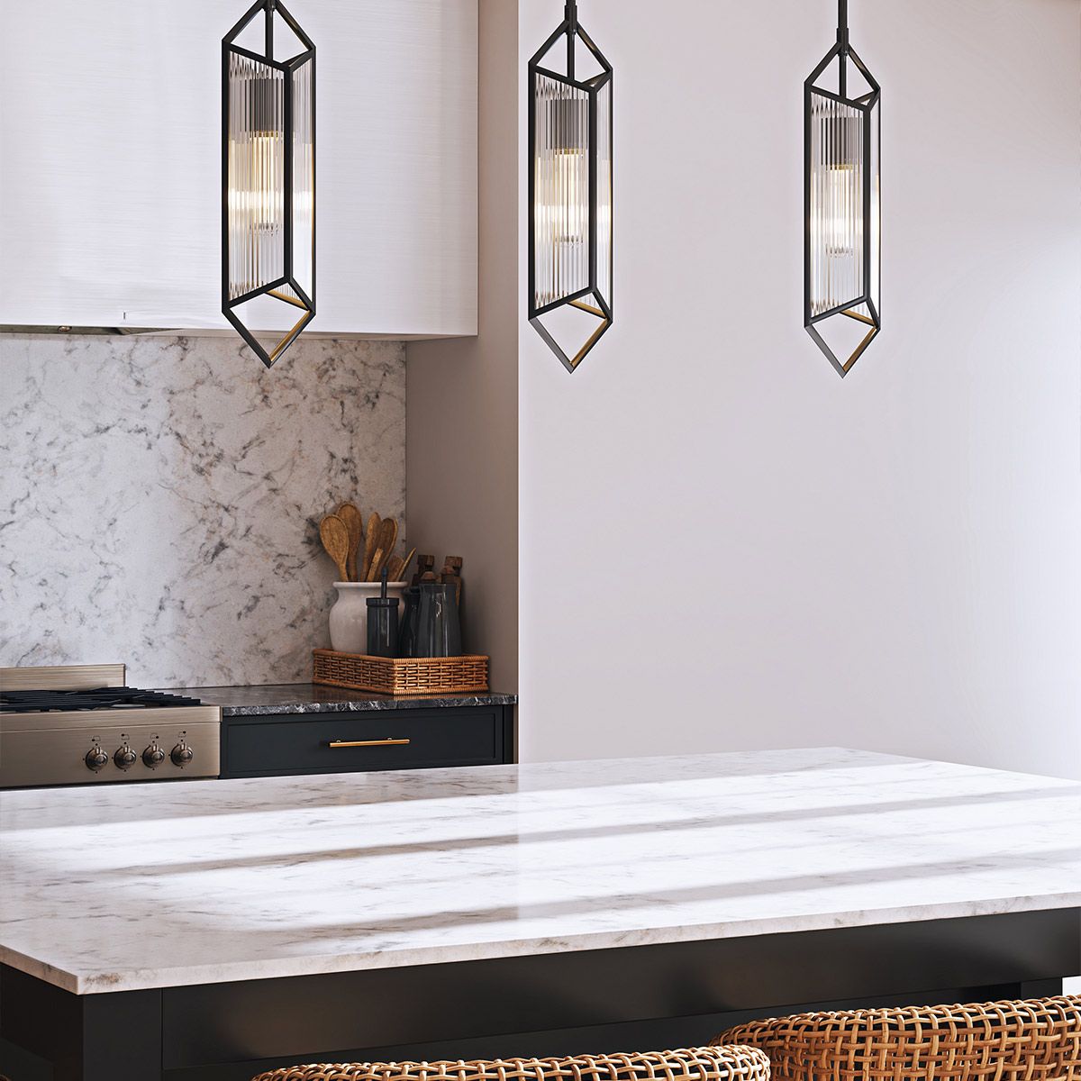 Quintiesse Cairo 1 Light Pendant - Urban Bronze