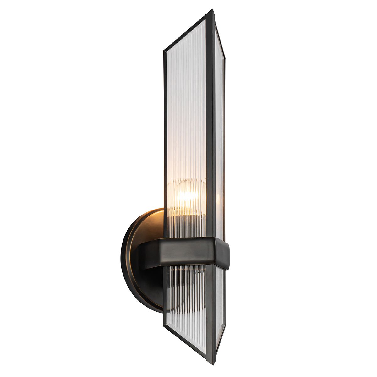 Quintiesse Cairo 1 Light Wall Light - Urban Bronze