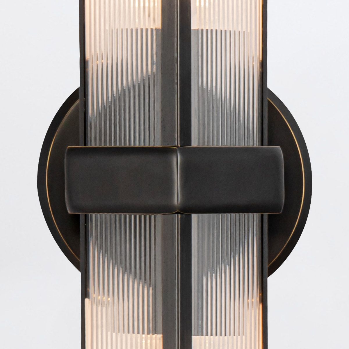 Quintiesse Cairo 2 Light Wall Light - Urban Bronze